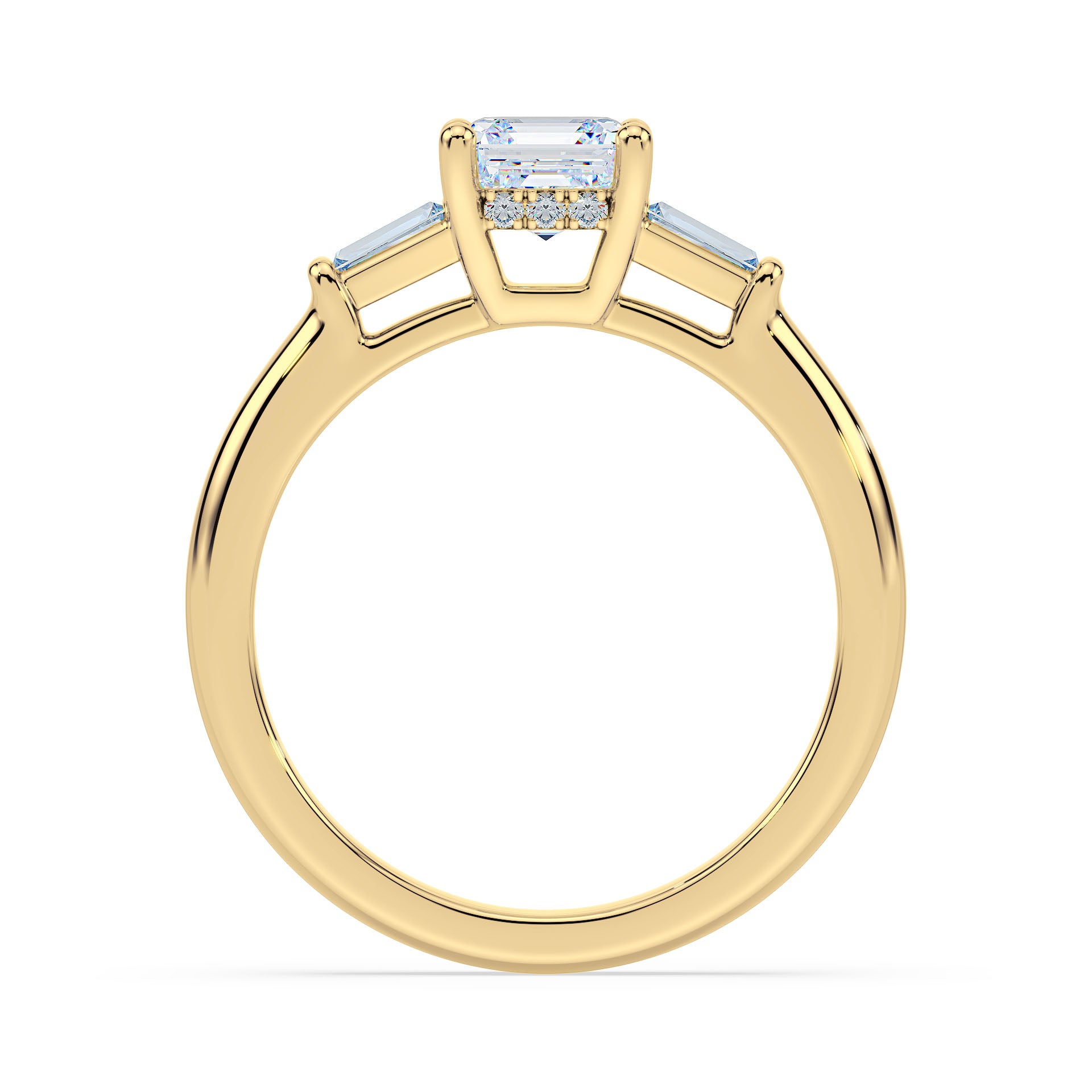 (Royal Asscher Cut - Yellow)