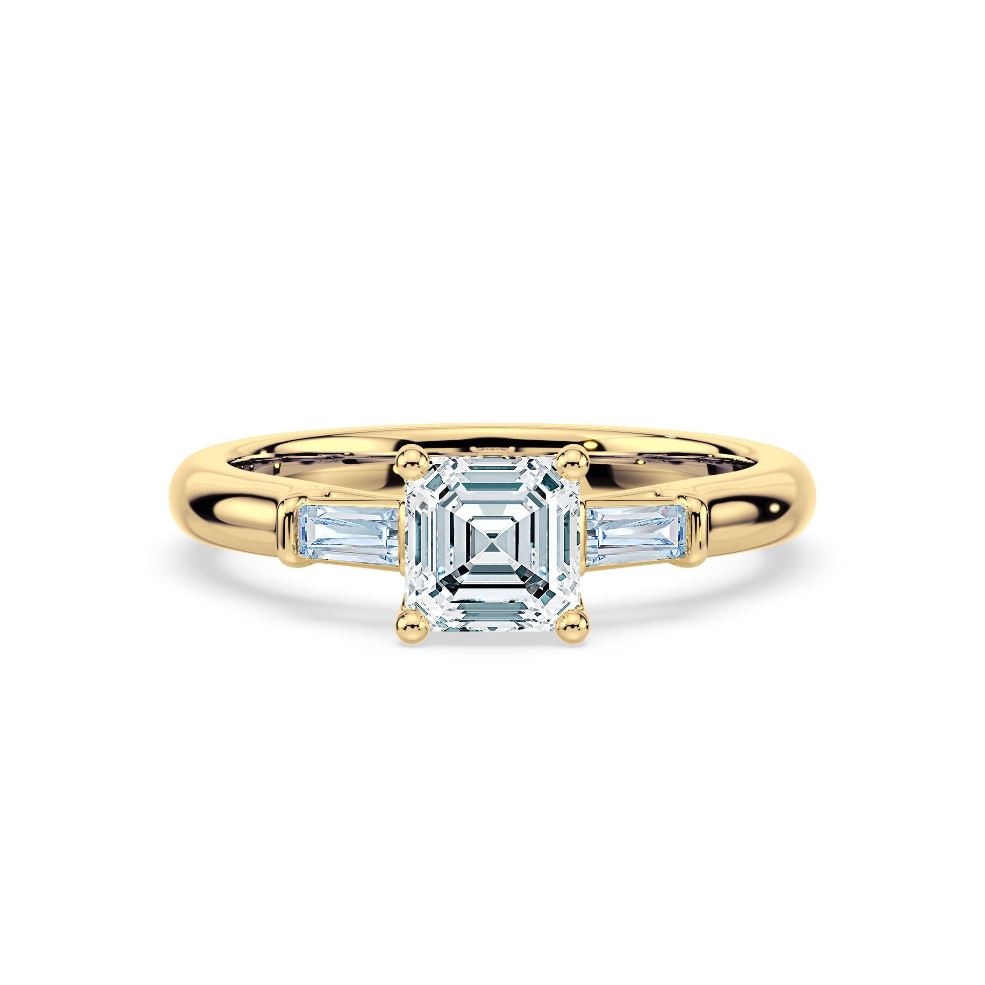 (Royal Asscher Cut - Yellow)