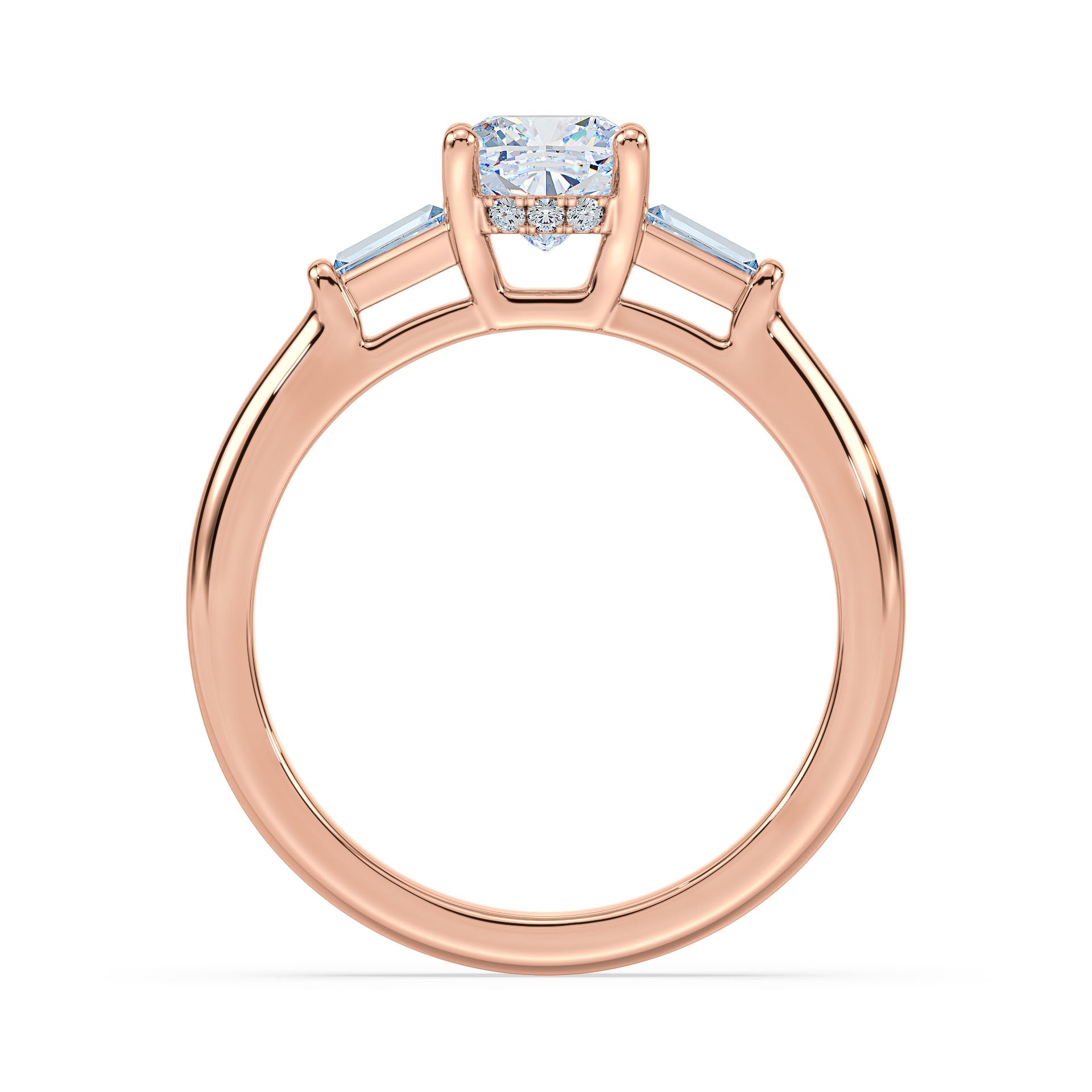 (Royal Asscher Cushion - Rose)