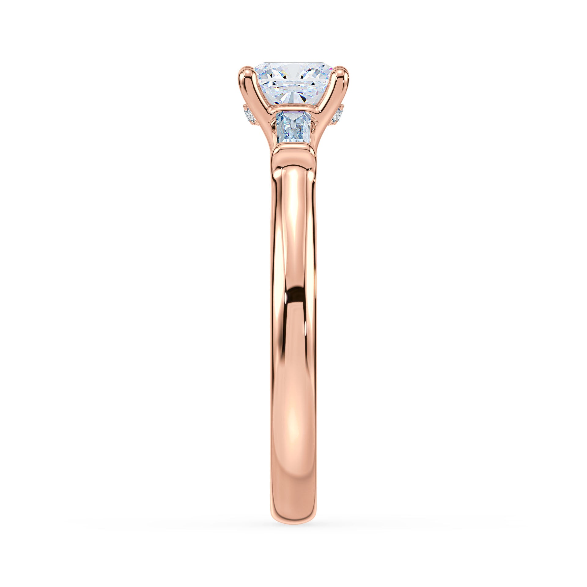 (Royal Asscher Cushion - Rose)