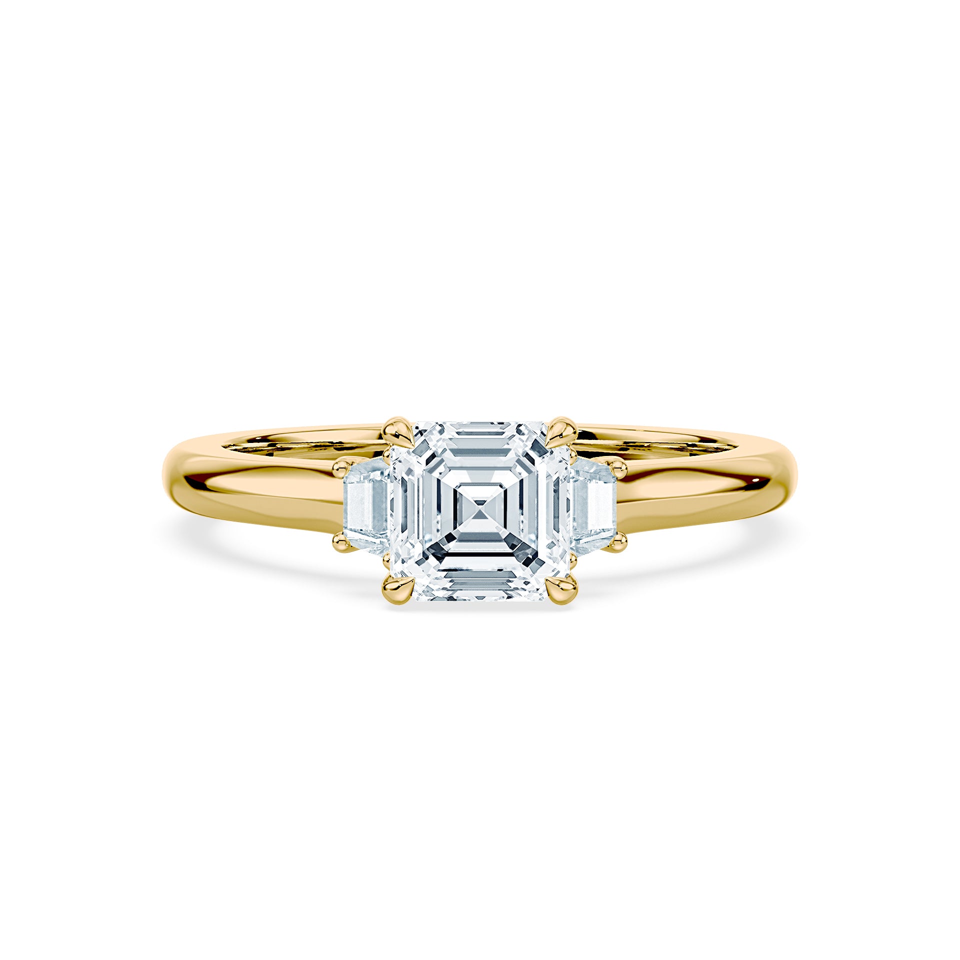 (Royal Asscher Cut - Yellow)
