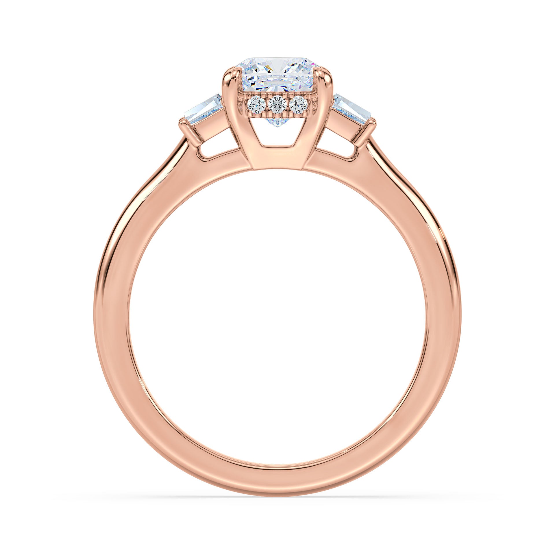(Royal Asscher Cushion - Rose)