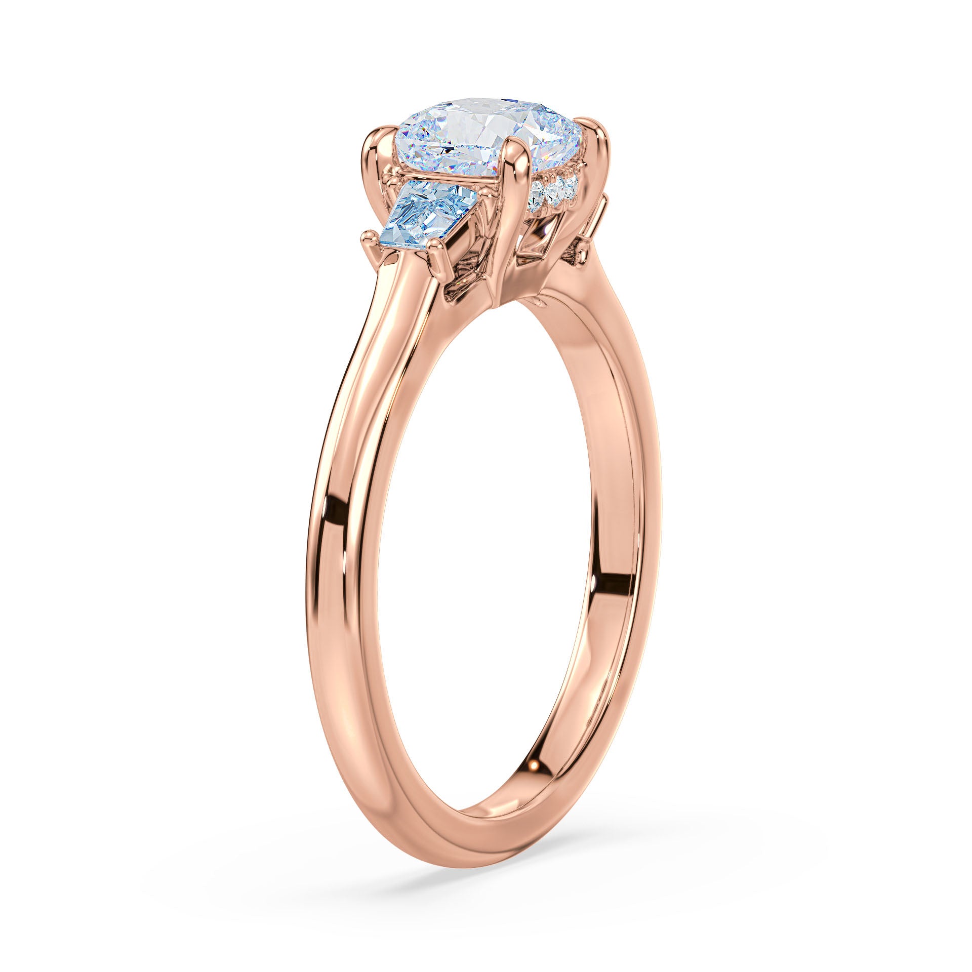 (Royal Asscher Cushion - Rose)