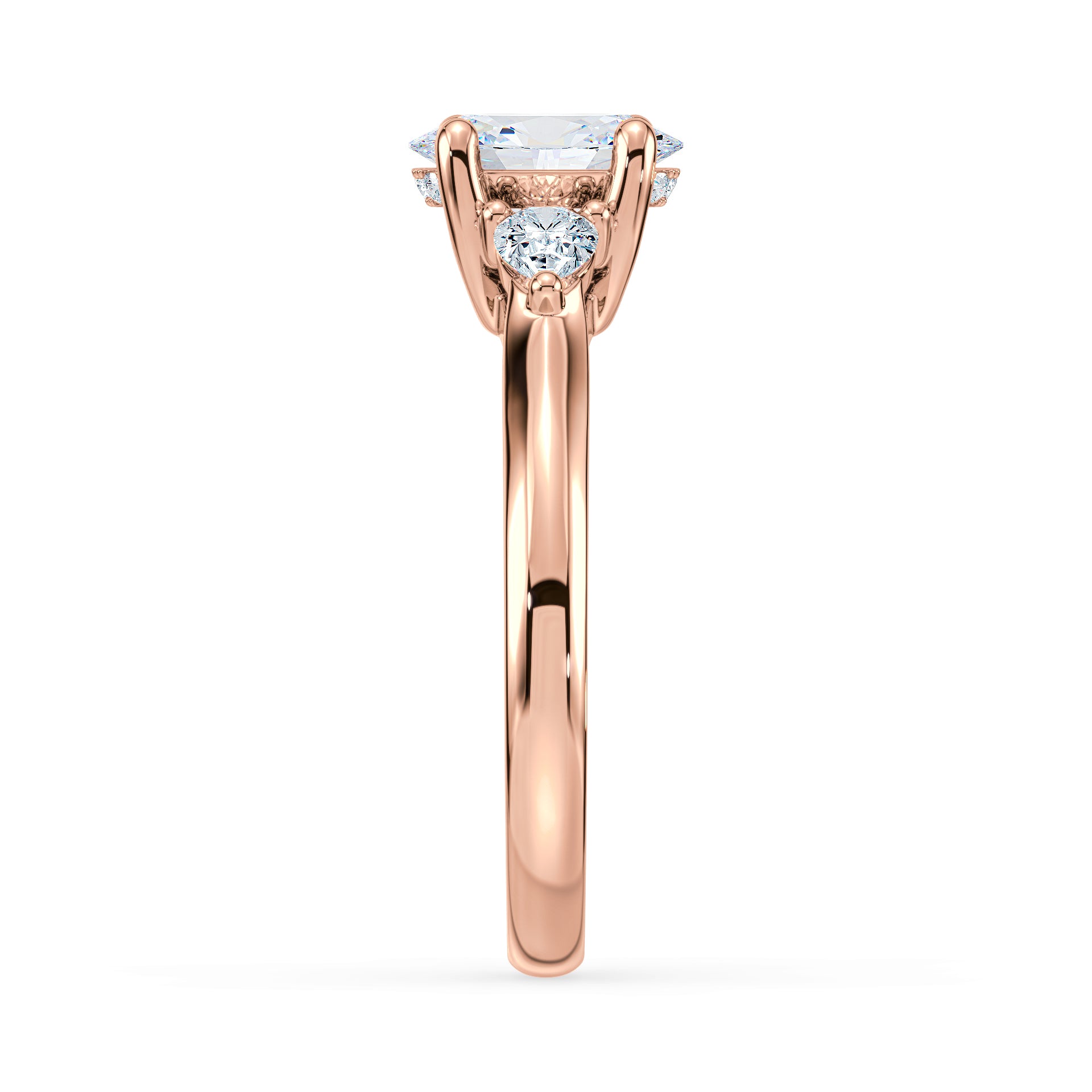 (Royal Asscher Oval - Rose)