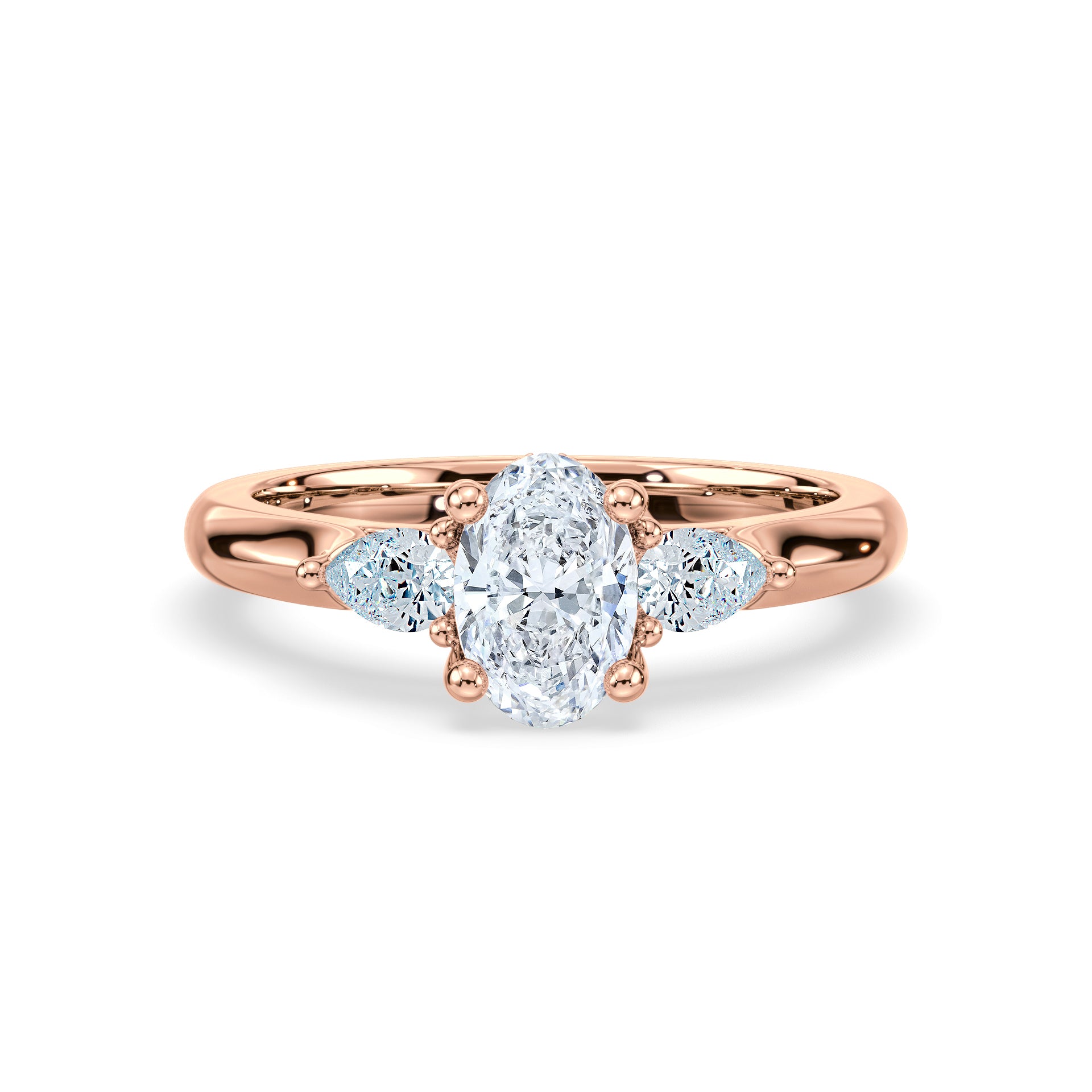(Royal Asscher Oval - Rose)