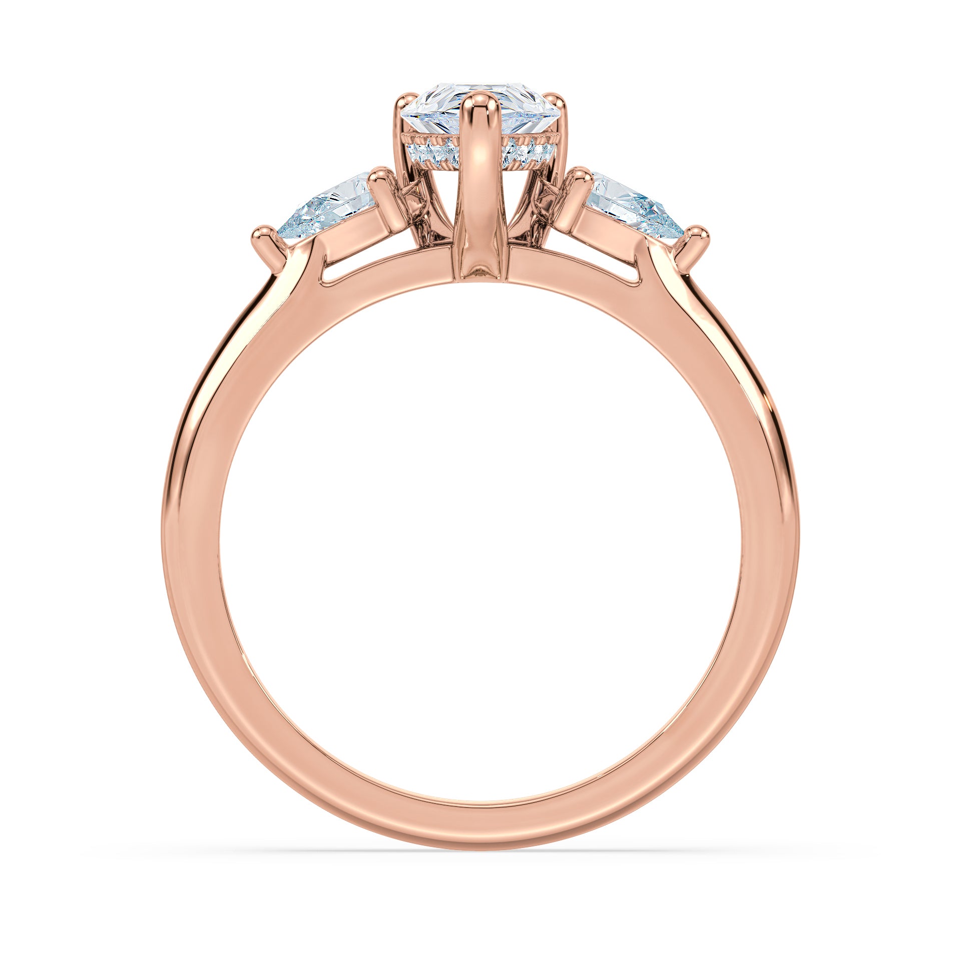 (Royal Asscher Pear - Rose)