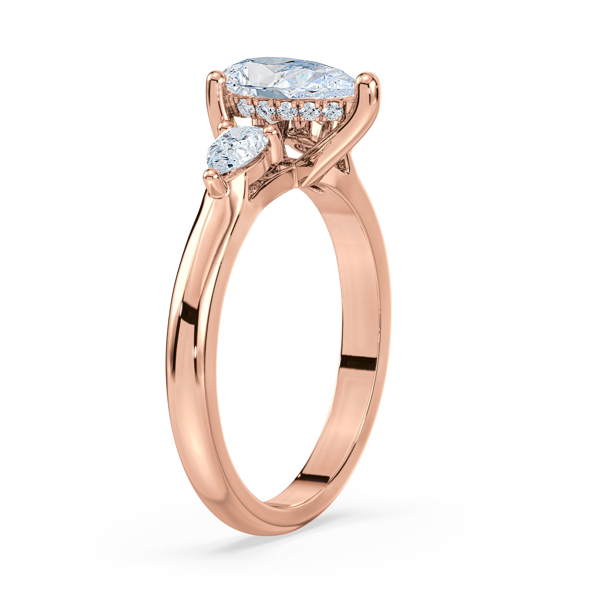(Royal Asscher Pear - Rose)