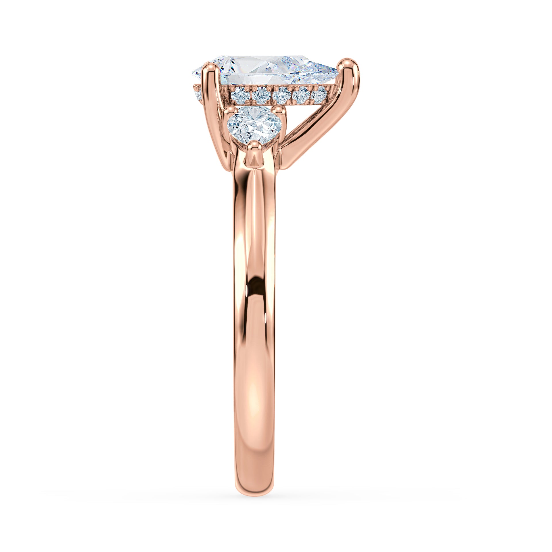 (Royal Asscher Pear - Rose)
