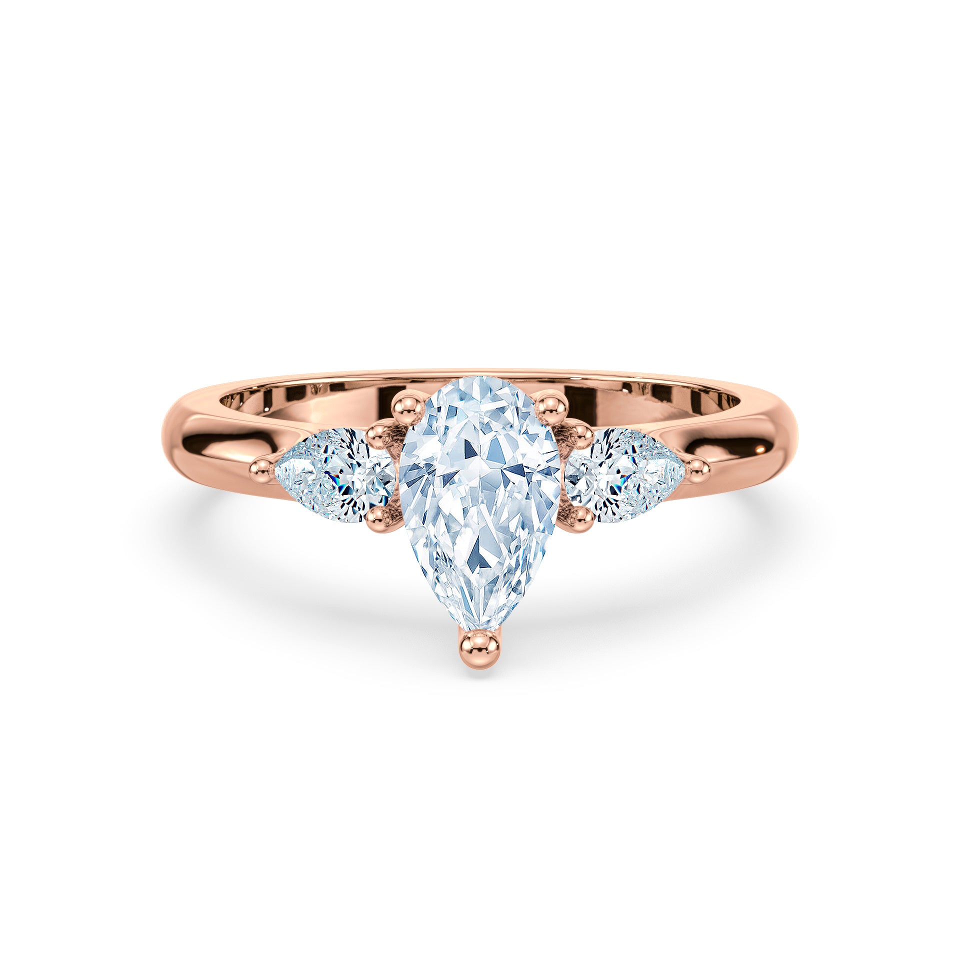 (Royal Asscher Pear - Rose)