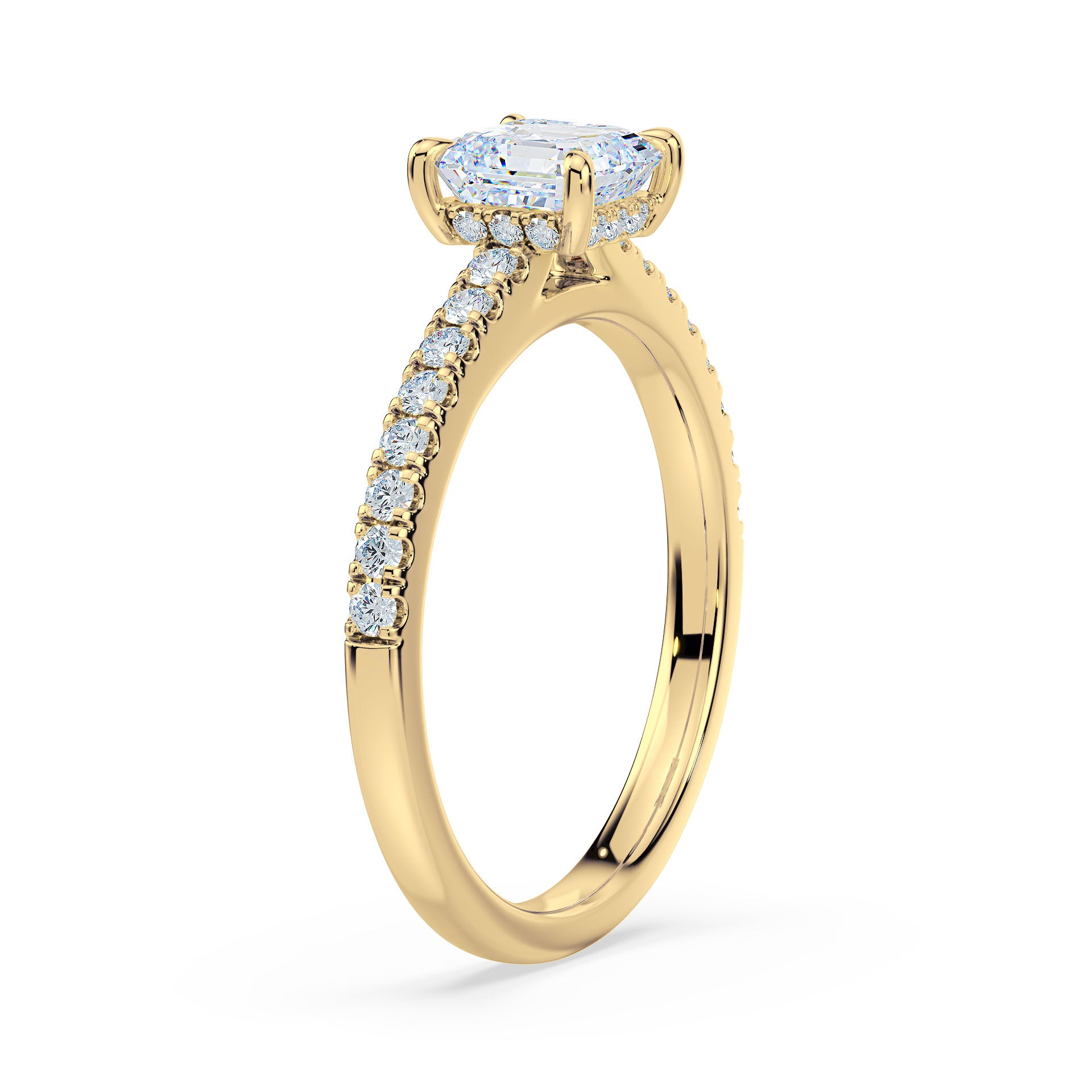 (Royal Asscher Cut - Yellow)