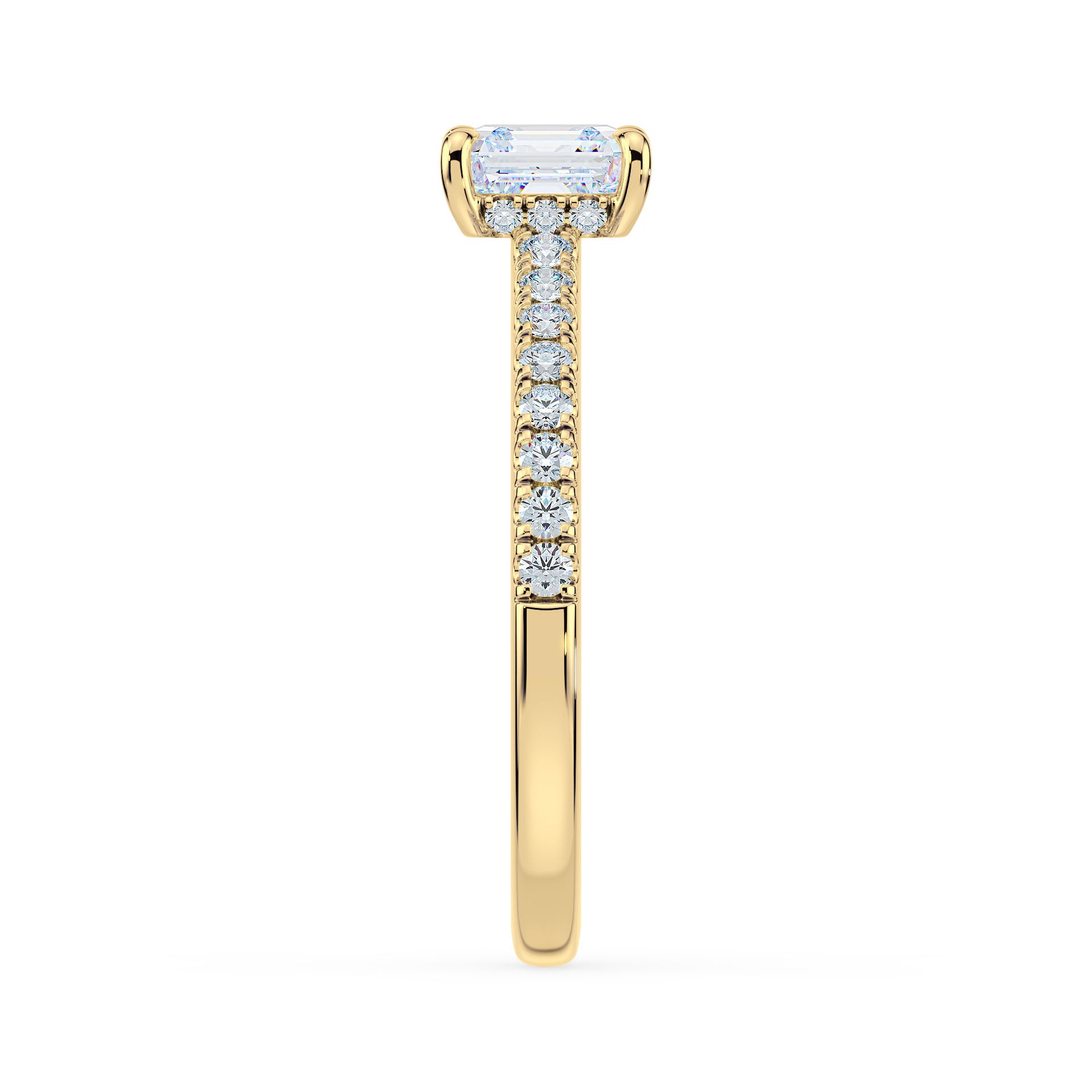 (Royal Asscher Cut - Yellow)