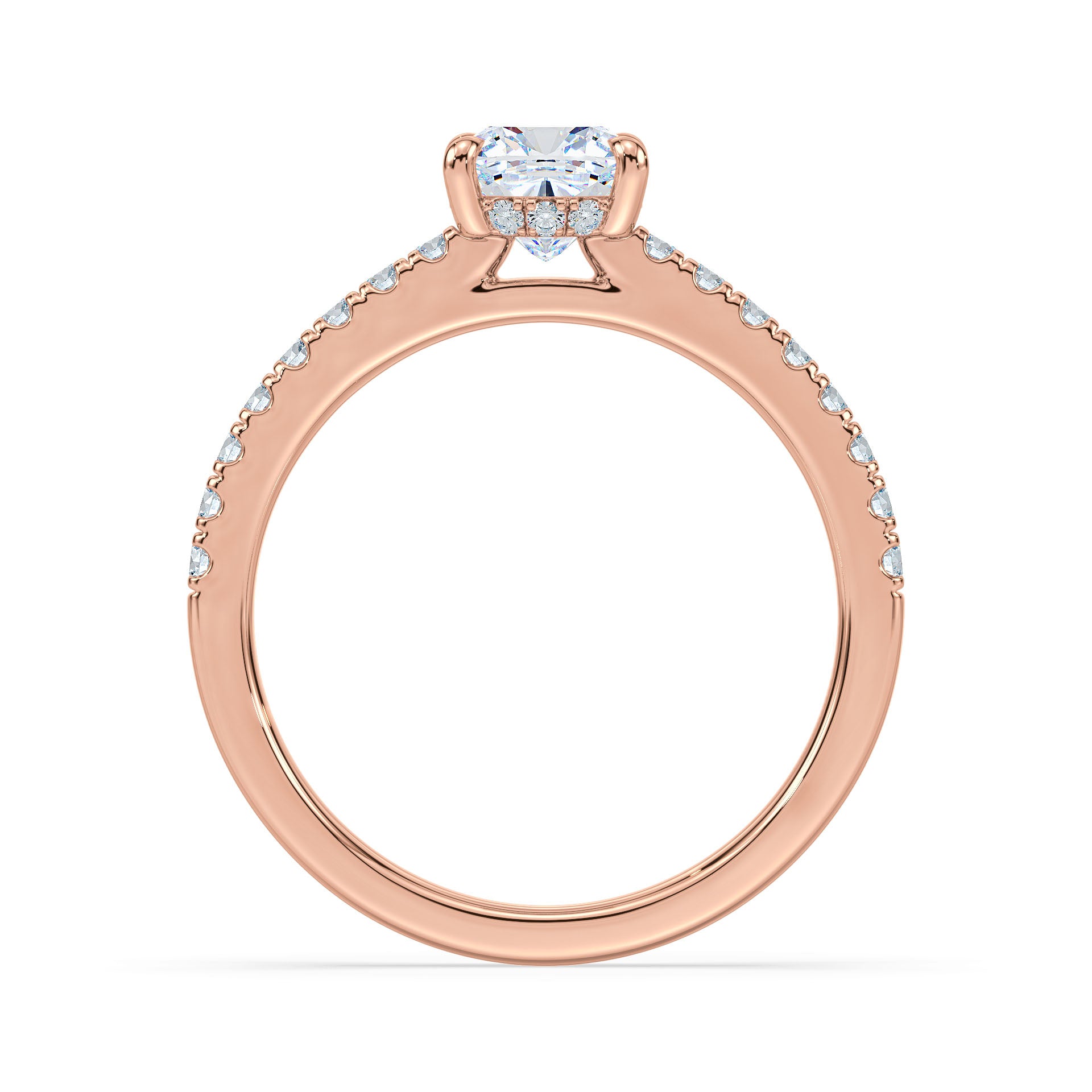 (Royal Asscher Cushion - Rose)