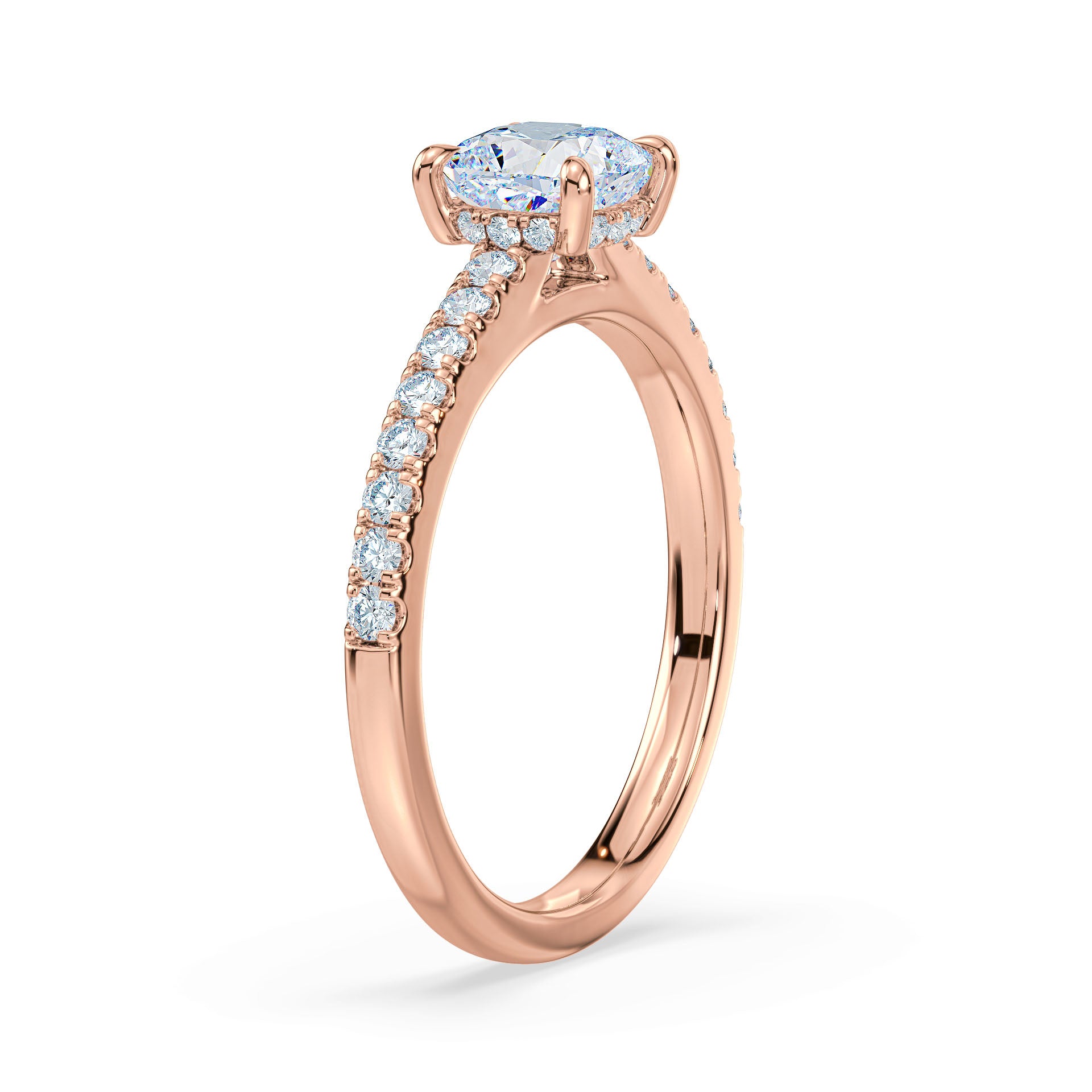 (Royal Asscher Cushion - Rose)