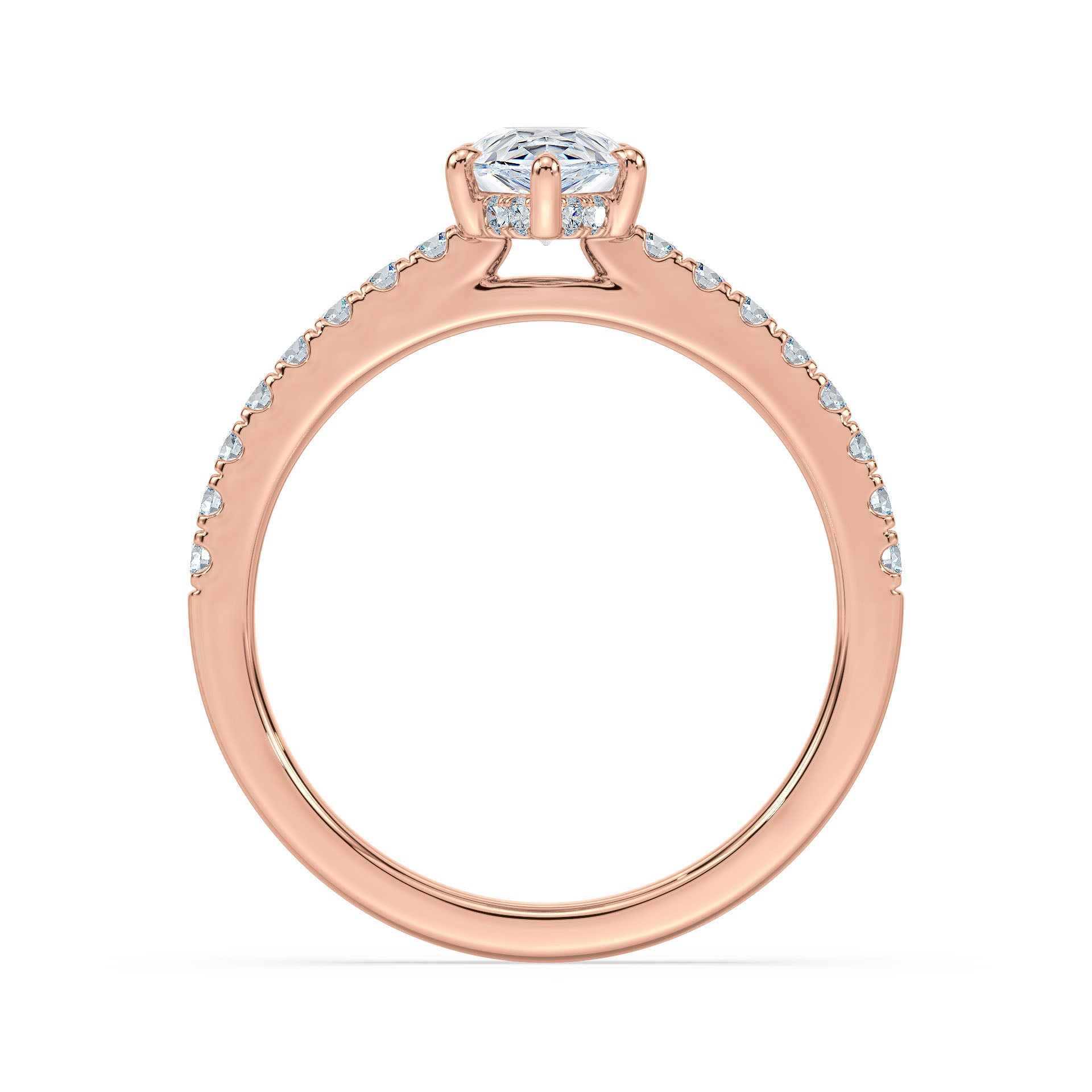 (Royal Asscher Pear - Rose)
