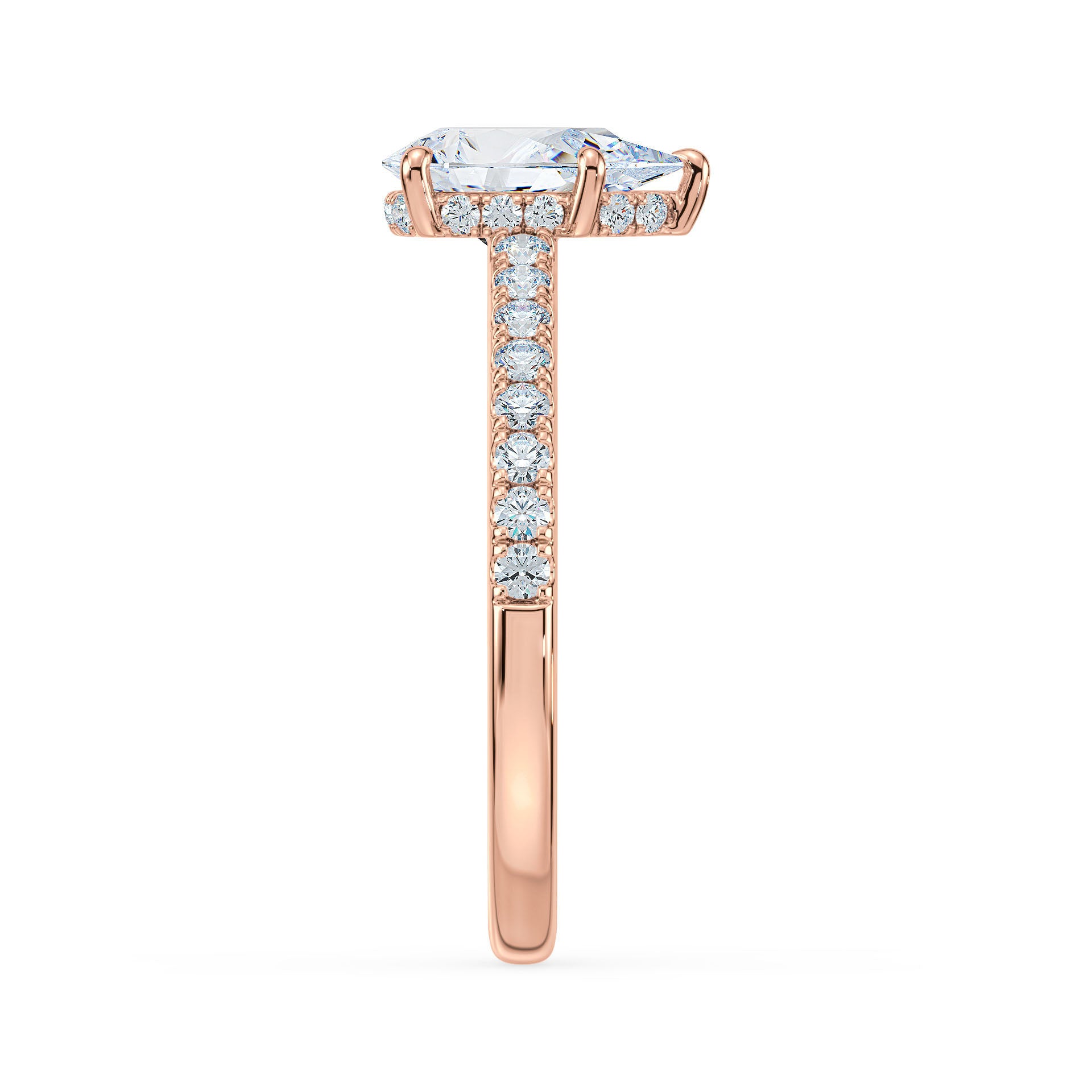 (Royal Asscher Pear - Rose)
