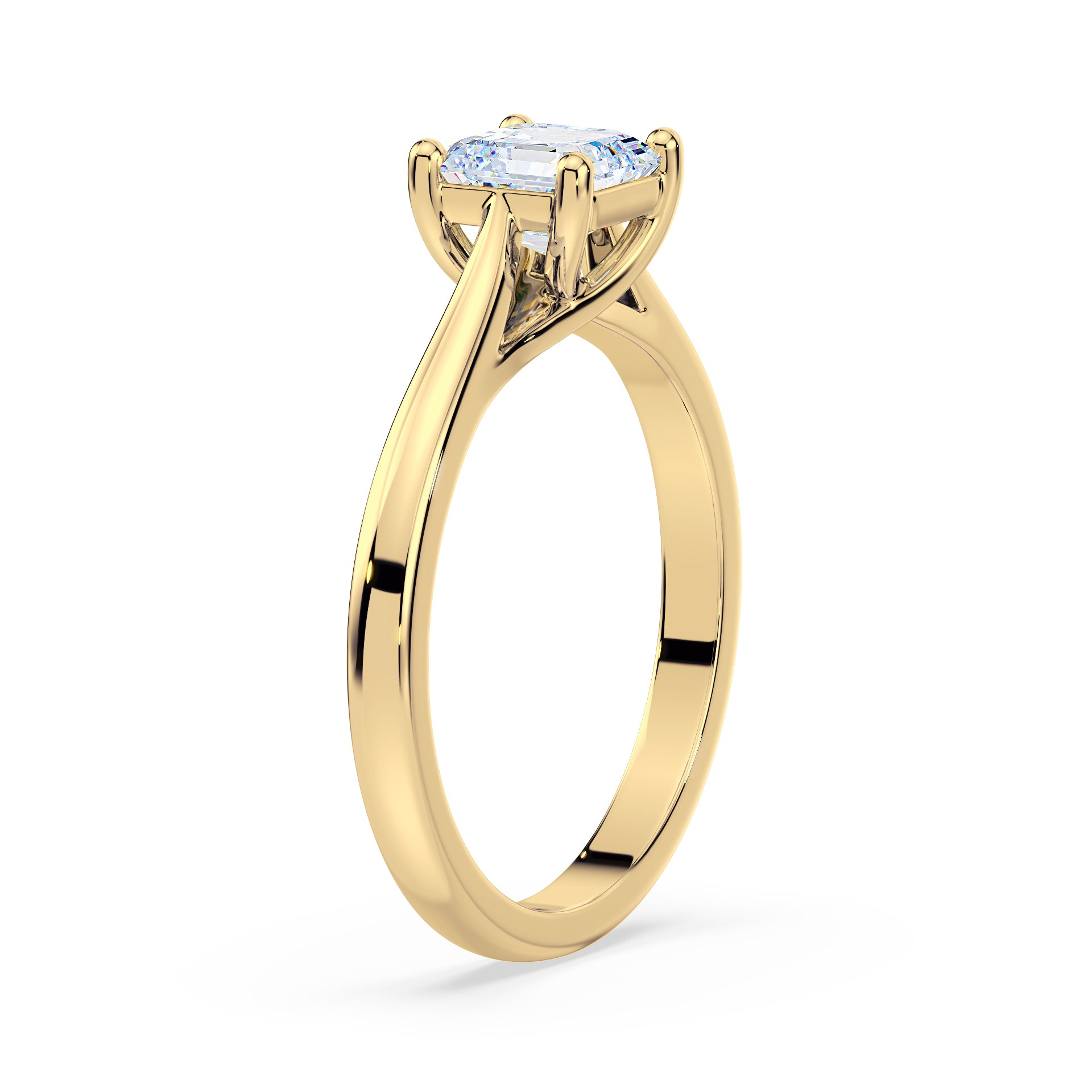 (Royal Asscher Cut - Yellow)