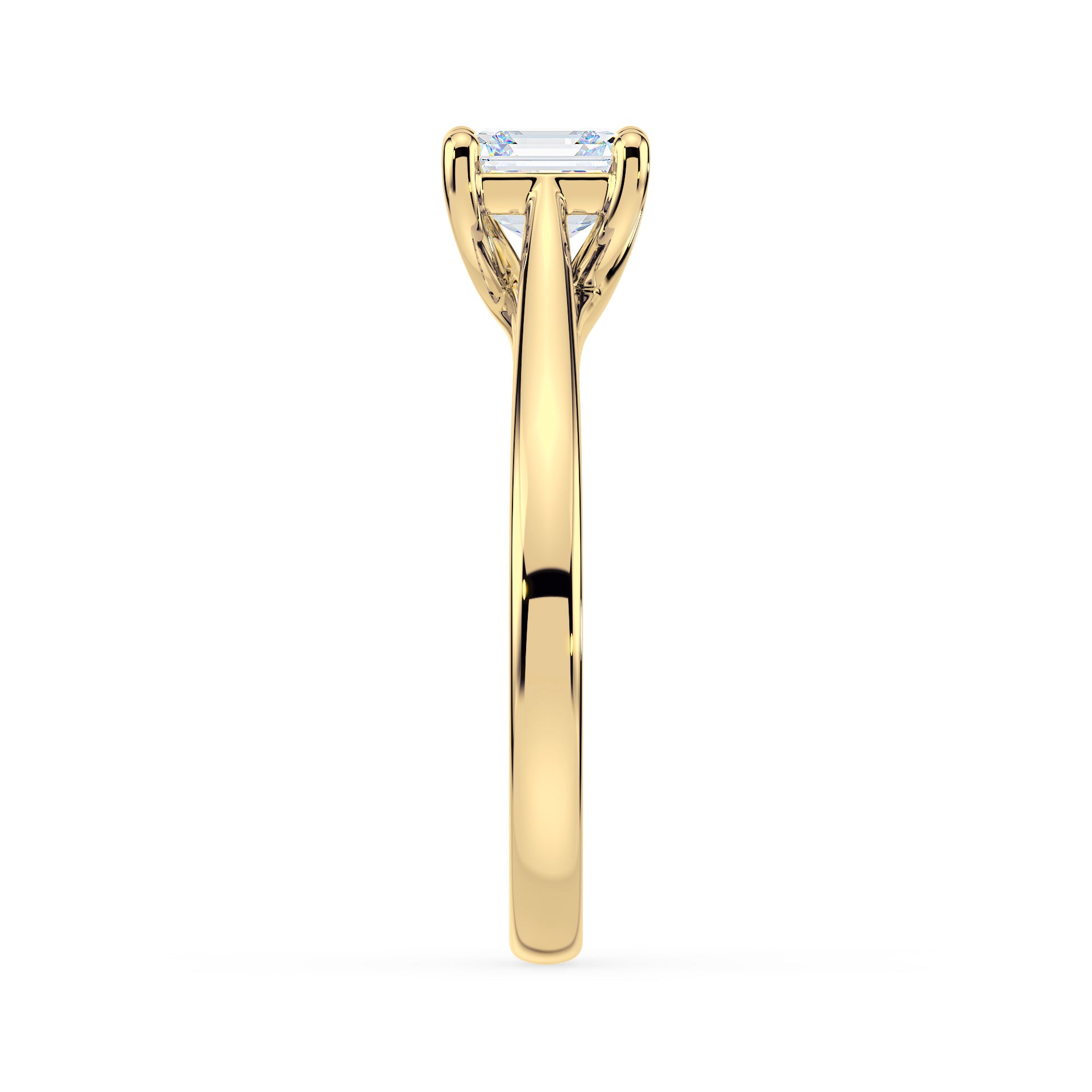 (Royal Asscher Cut - Yellow)