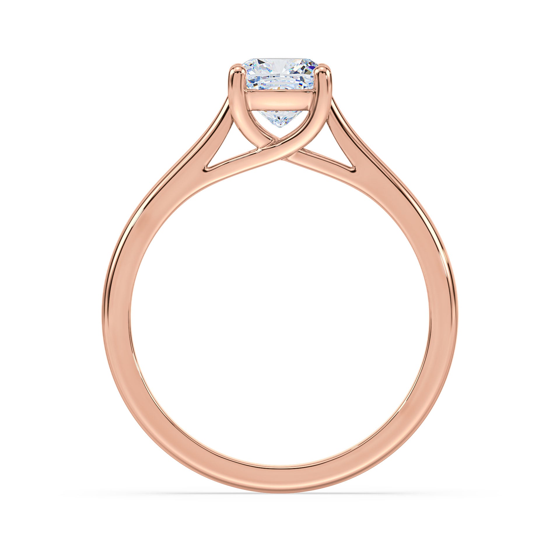(Royal Asscher Cushion - Rose)