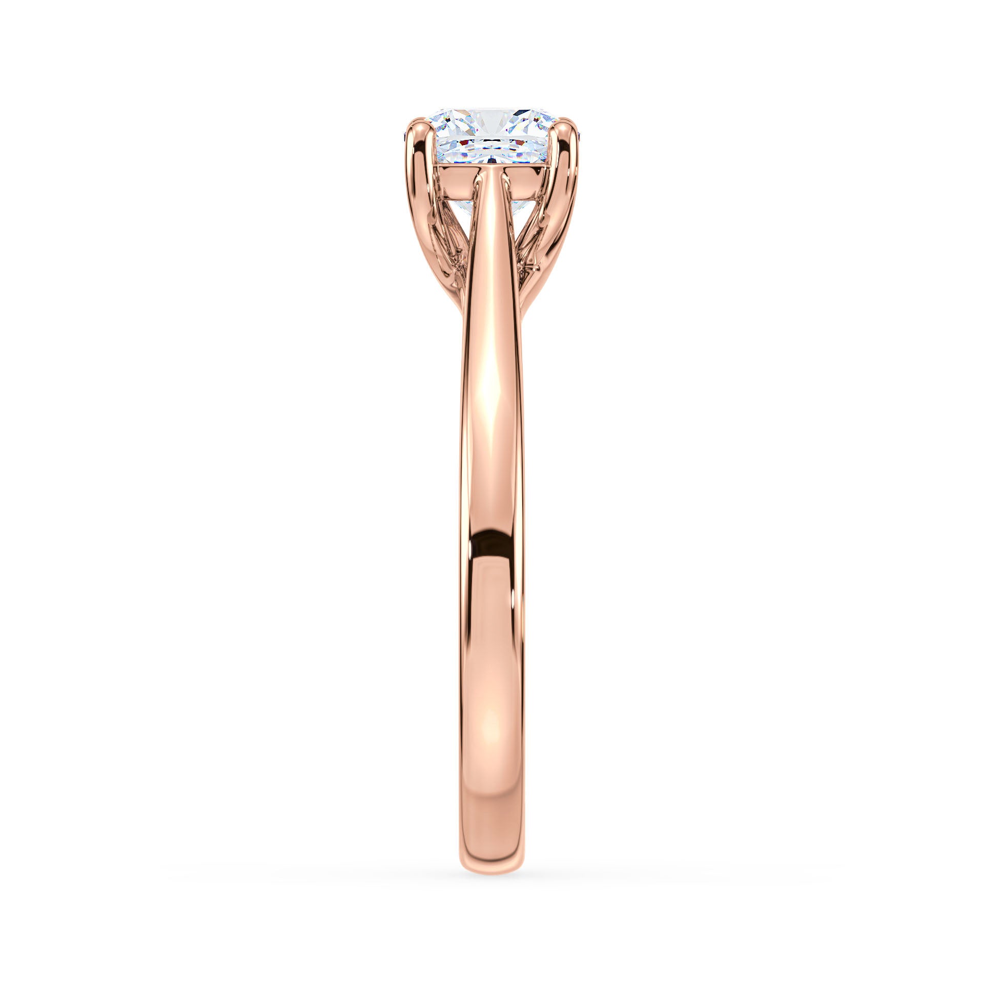 (Royal Asscher Cushion - Rose)