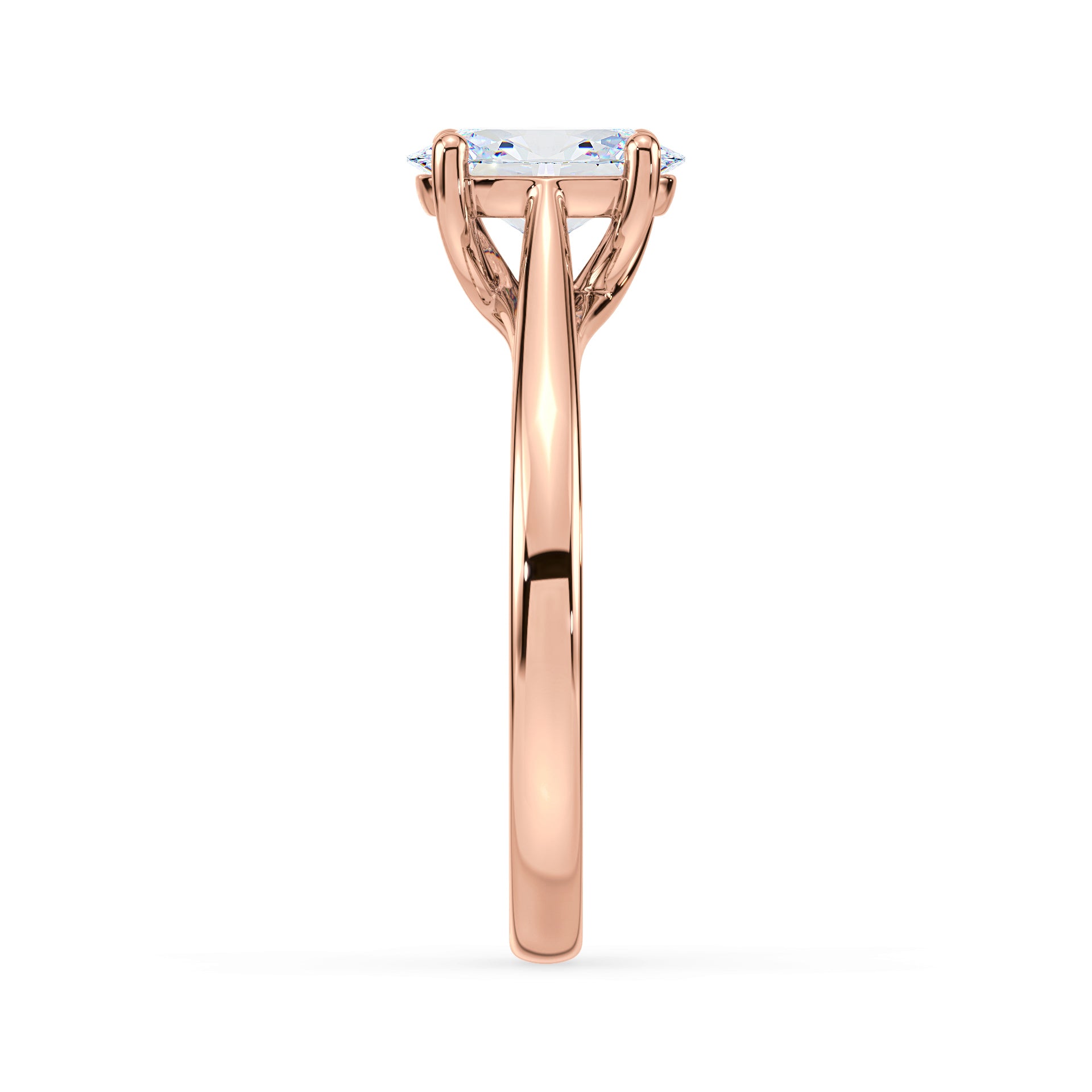 (Royal Asscher Oval - Rose)
