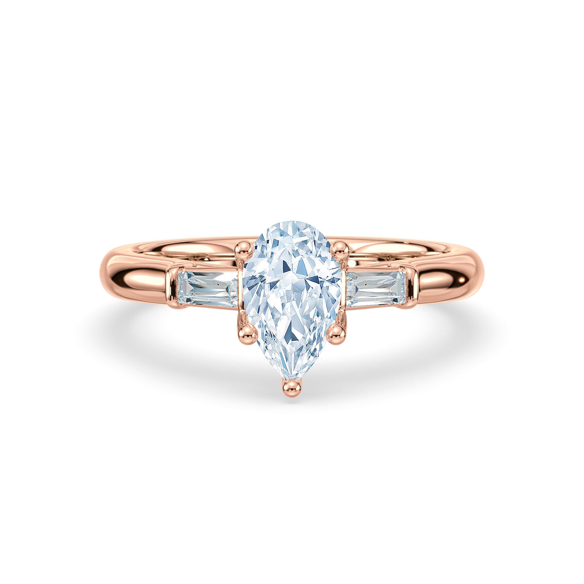 (Royal Asscher Pear - Rose)