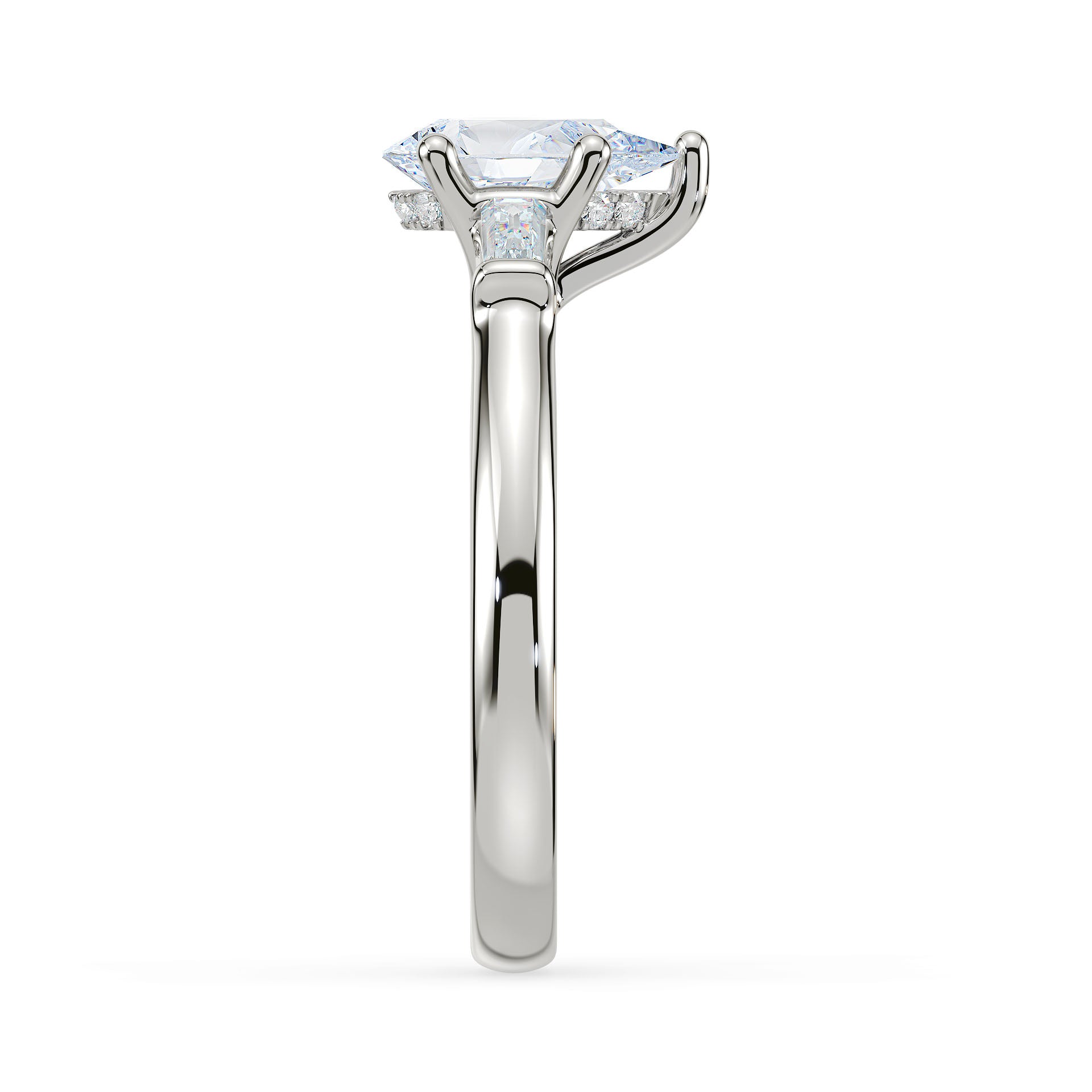 (Royal Asscher Pear)