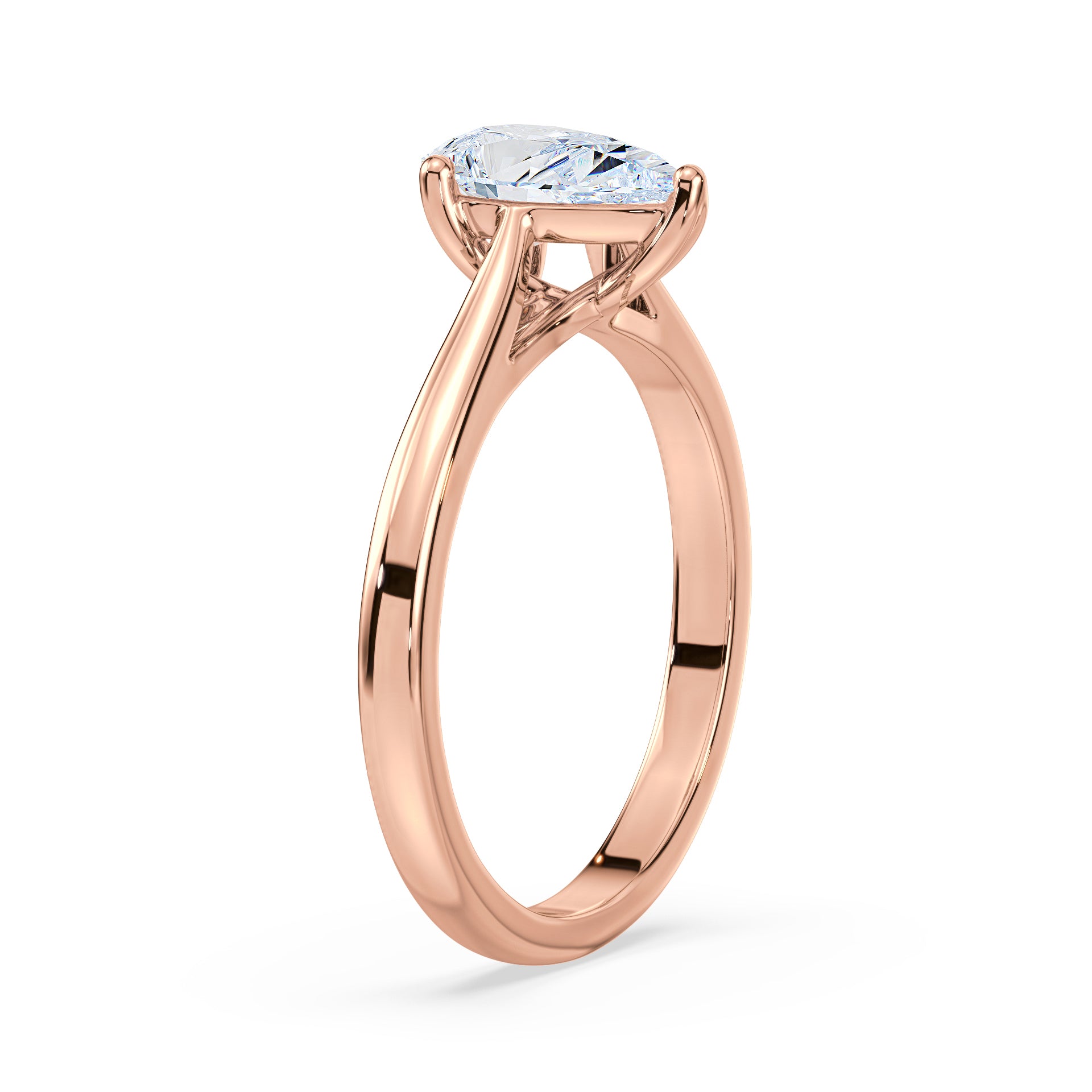 (Royal Asscher Pear - Rose)