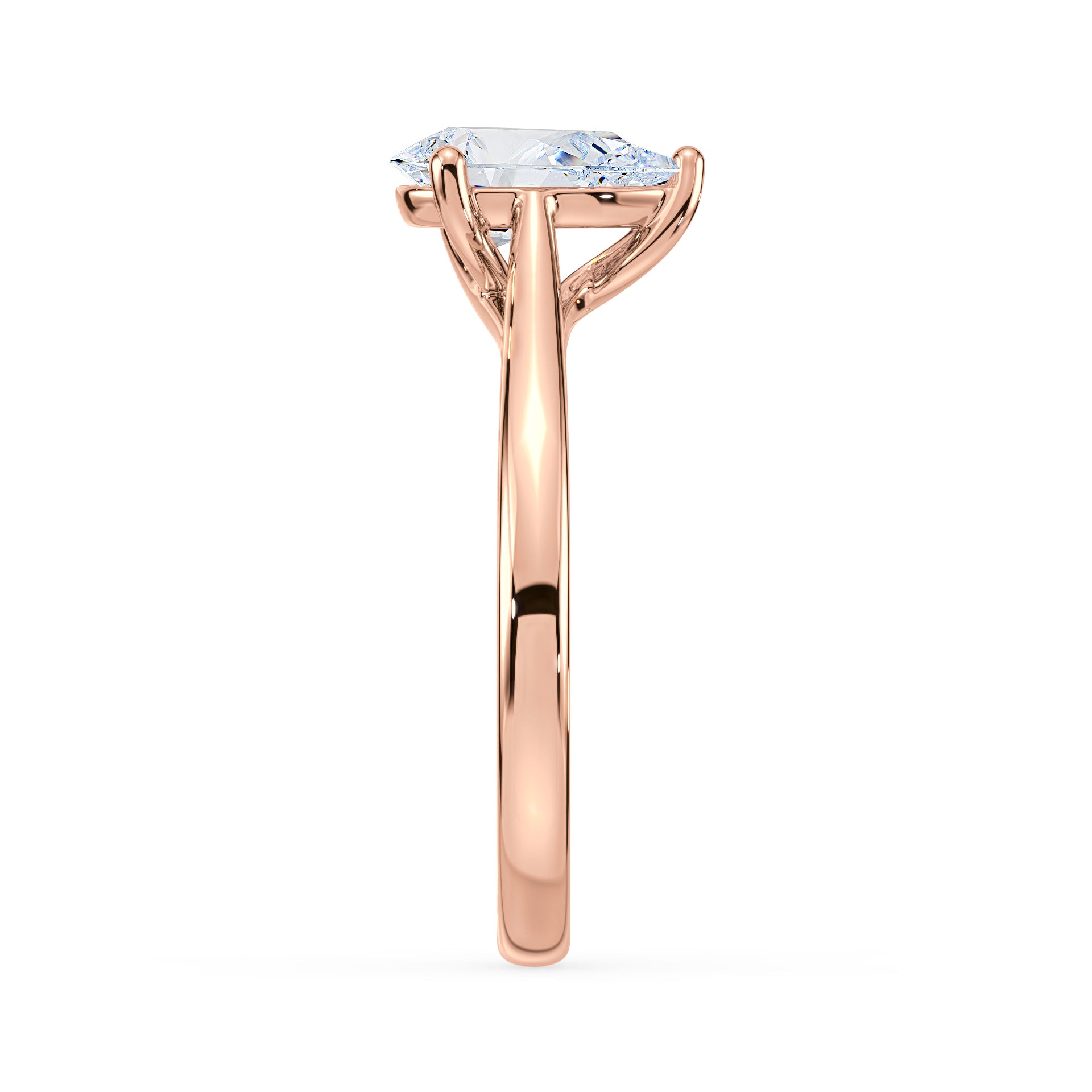 (Royal Asscher Pear - Rose)