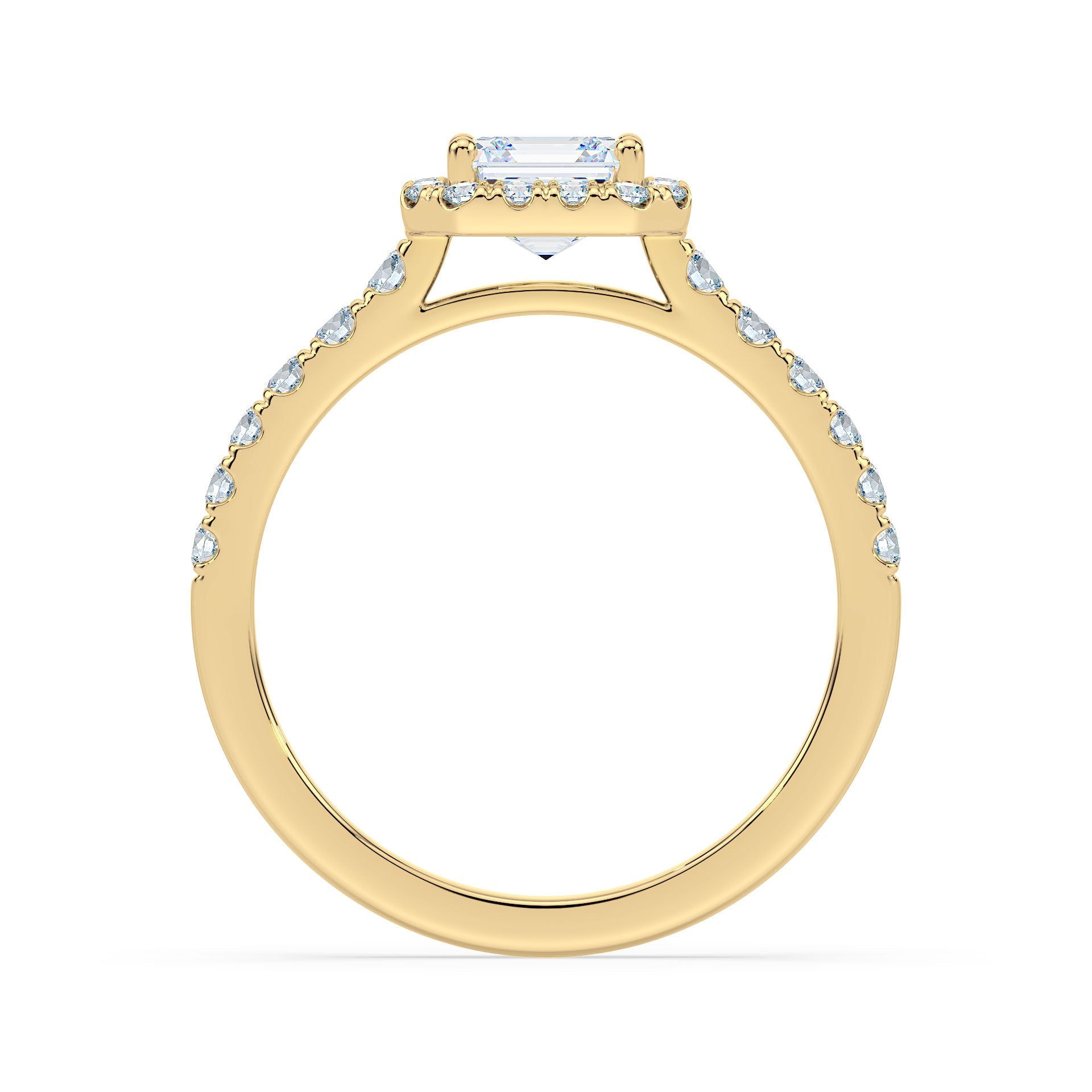 (Royal Asscher Cut - Yellow)