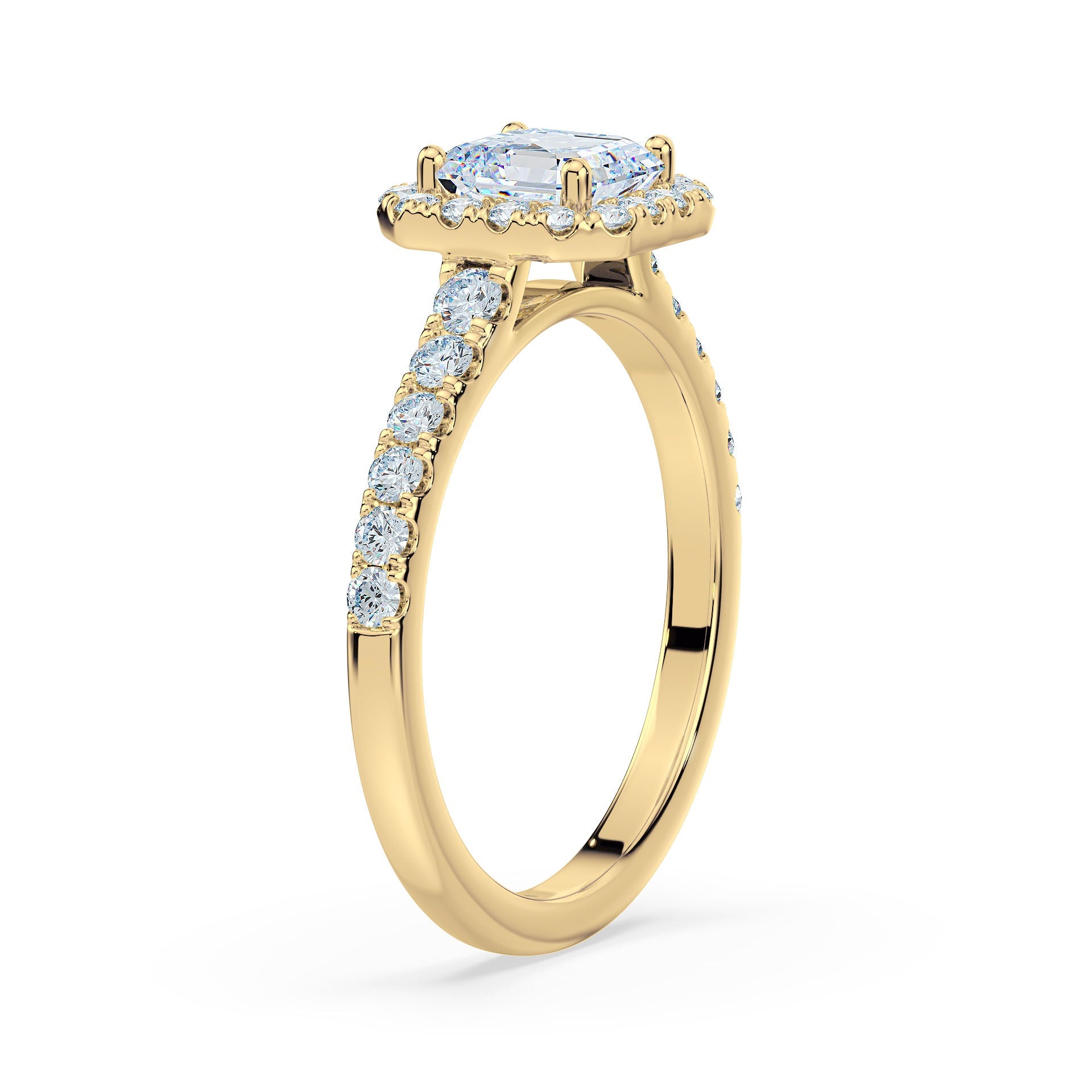 (Royal Asscher Cut - Yellow)