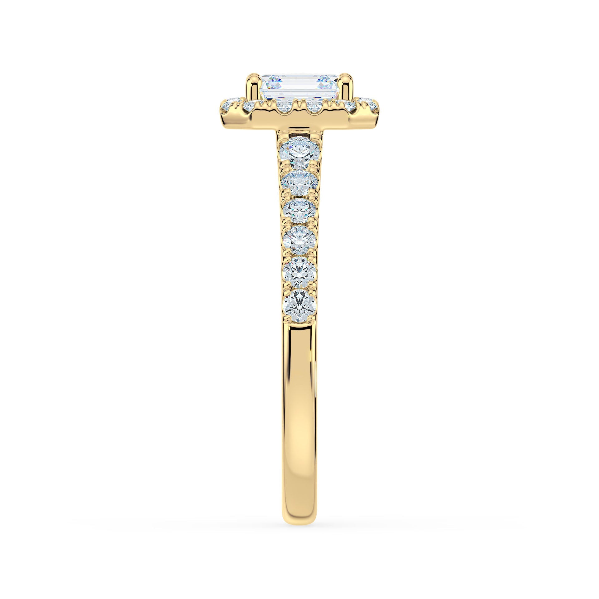 (Royal Asscher Cut - Yellow)