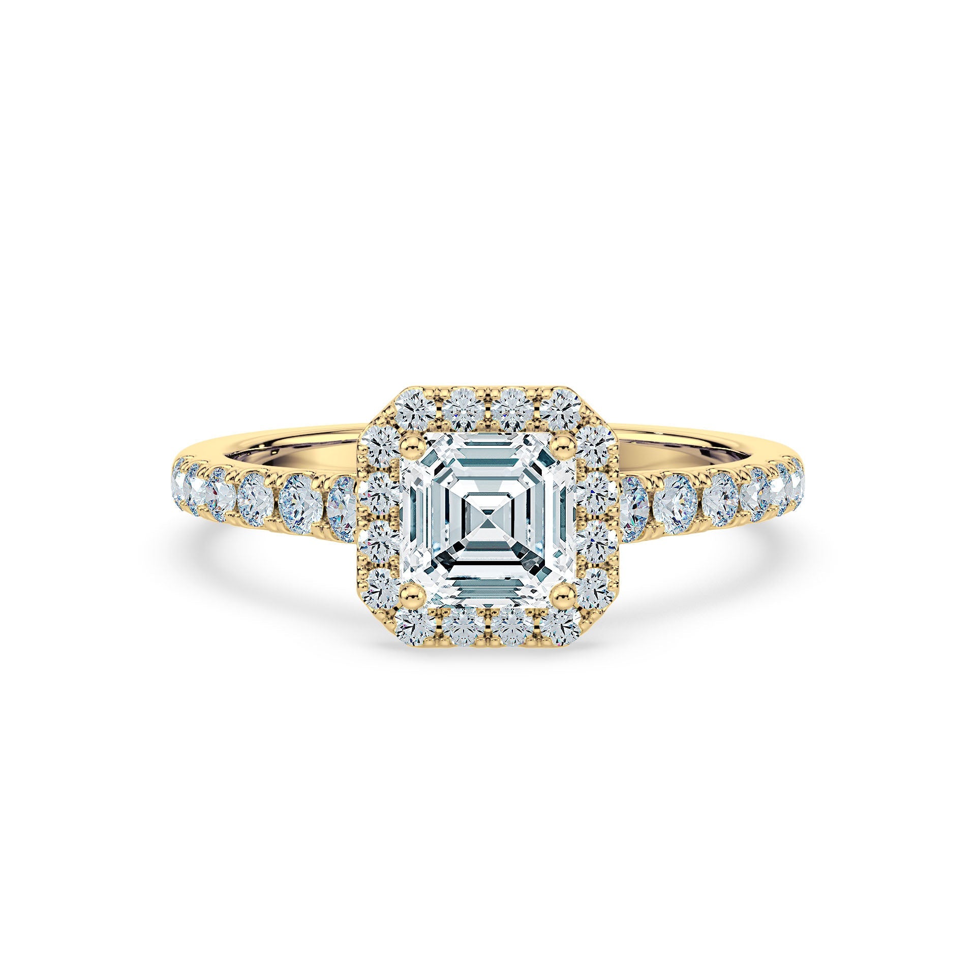 (Royal Asscher Cut - Yellow)