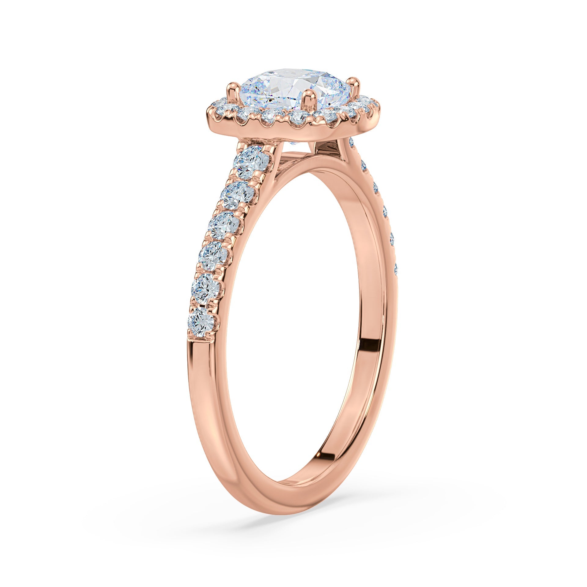(Royal Asscher Cushion - Rose)