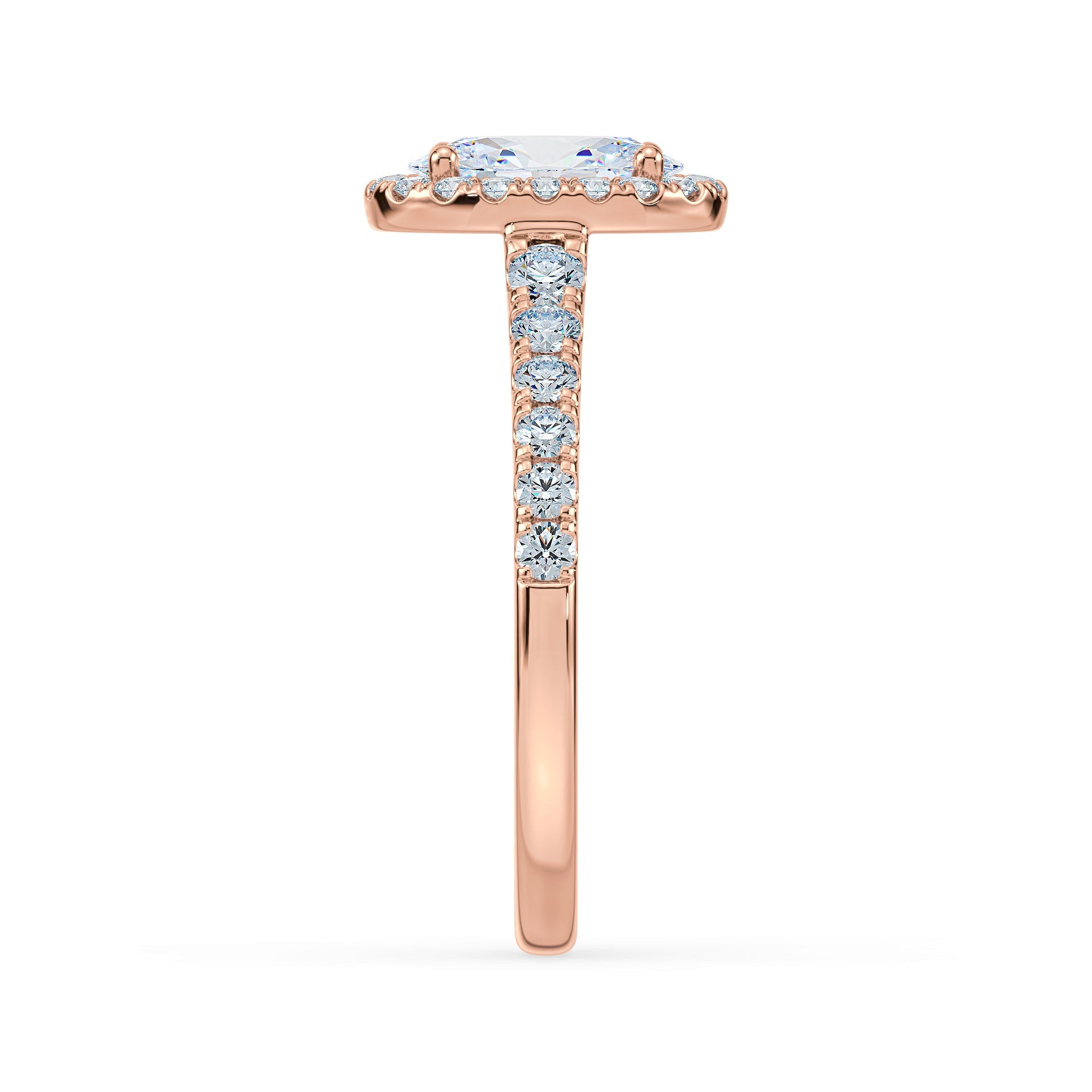 (Royal Asscher Oval - Rose)