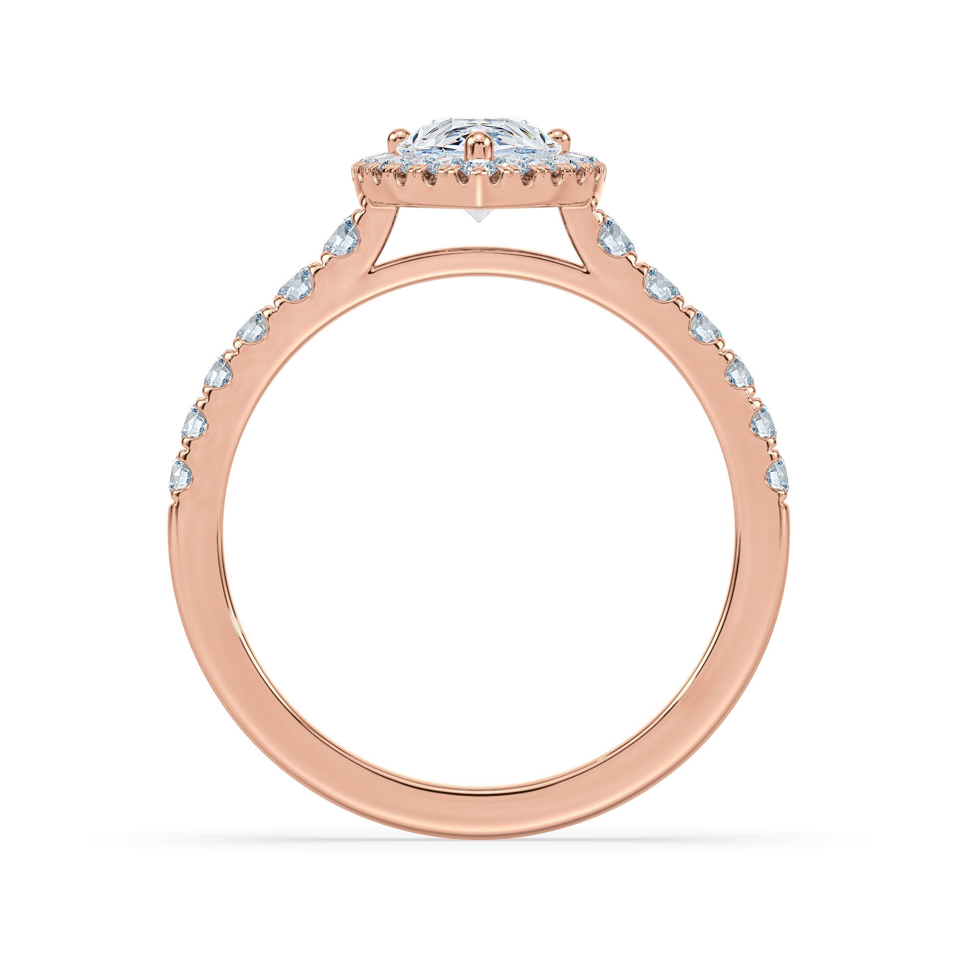 (Royal Asscher Pear - Rose)