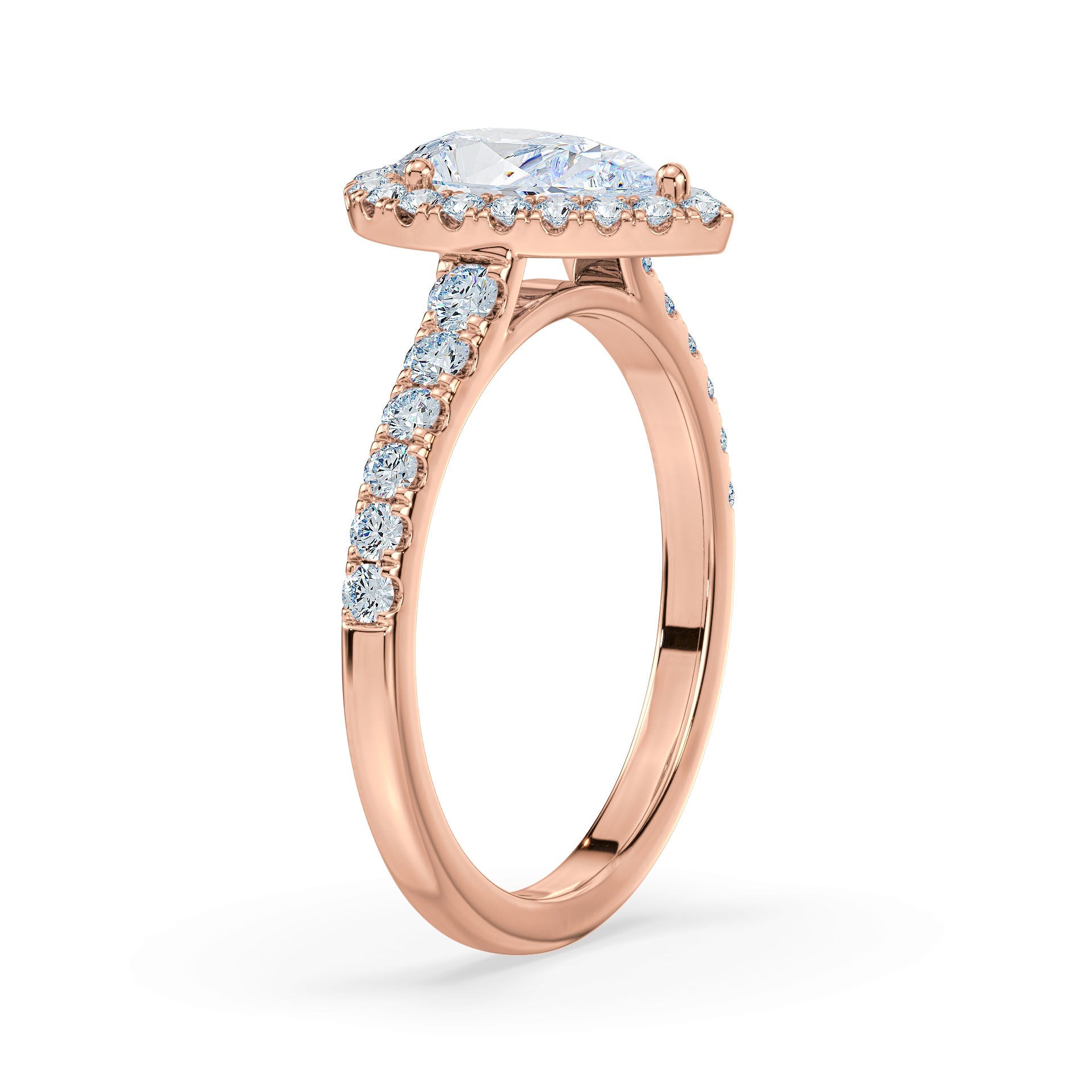 (Royal Asscher Pear - Rose)