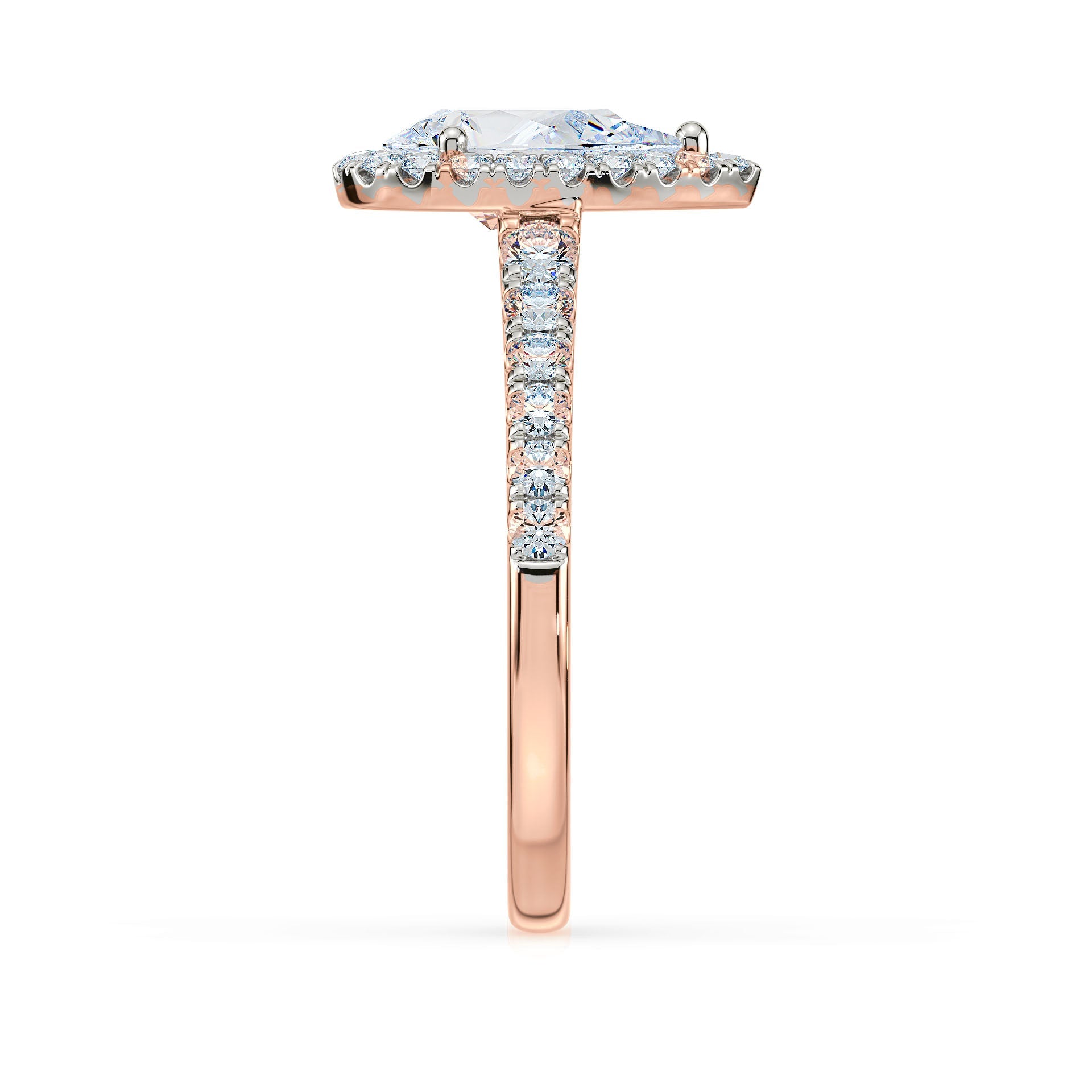 (Royal Asscher Pear - Rose)