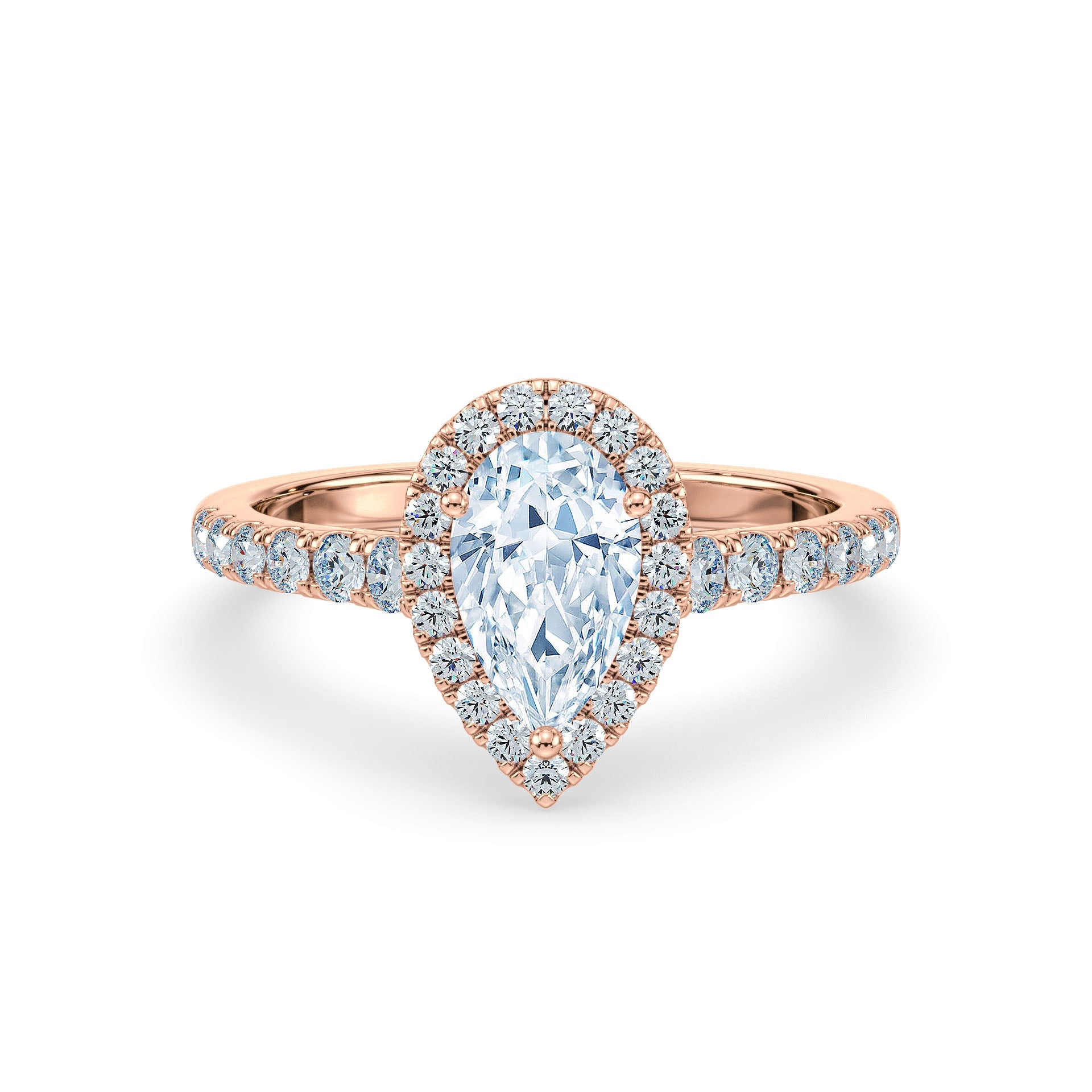 (Royal Asscher Pear - Rose)