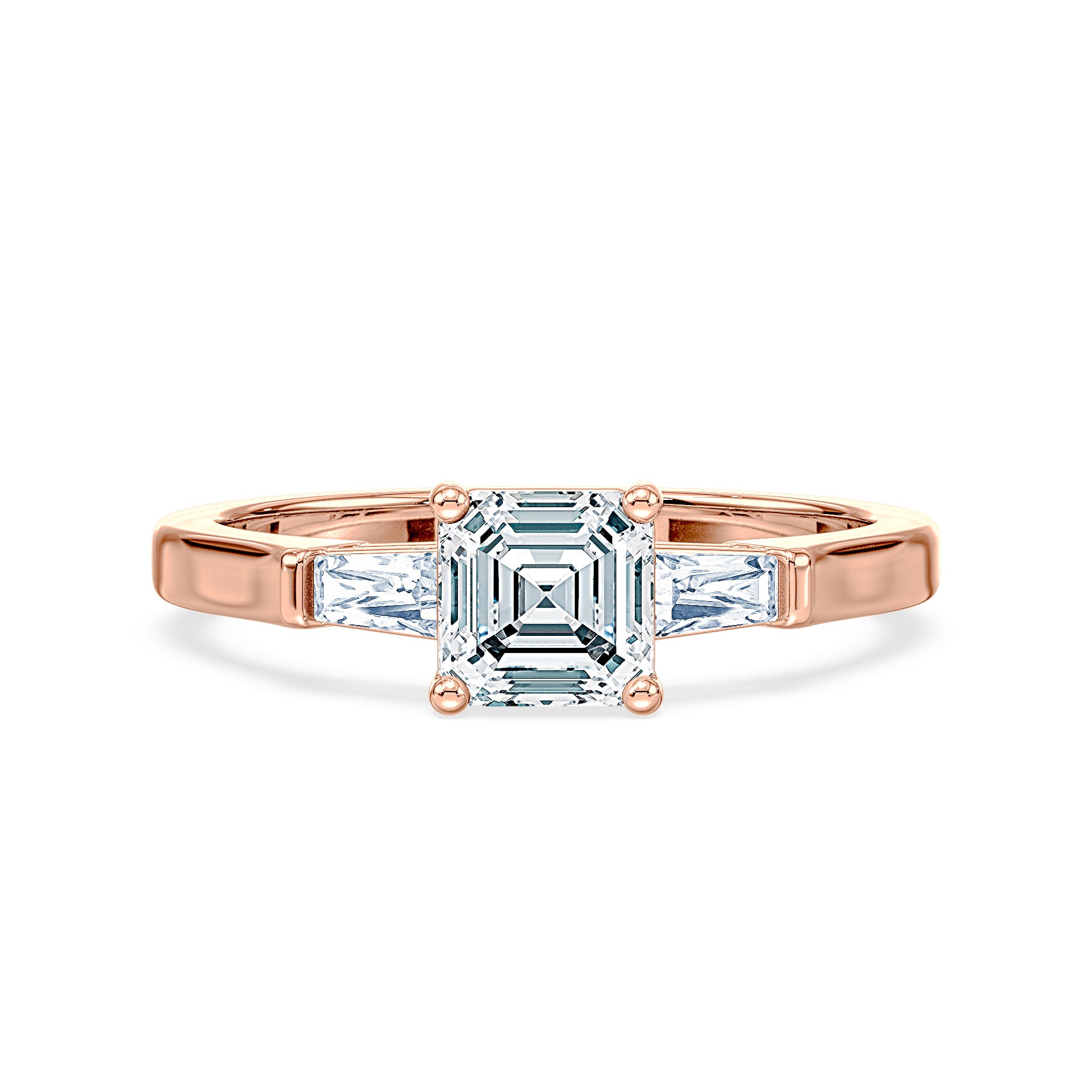 (Royal Asscher Cut - Rose)
