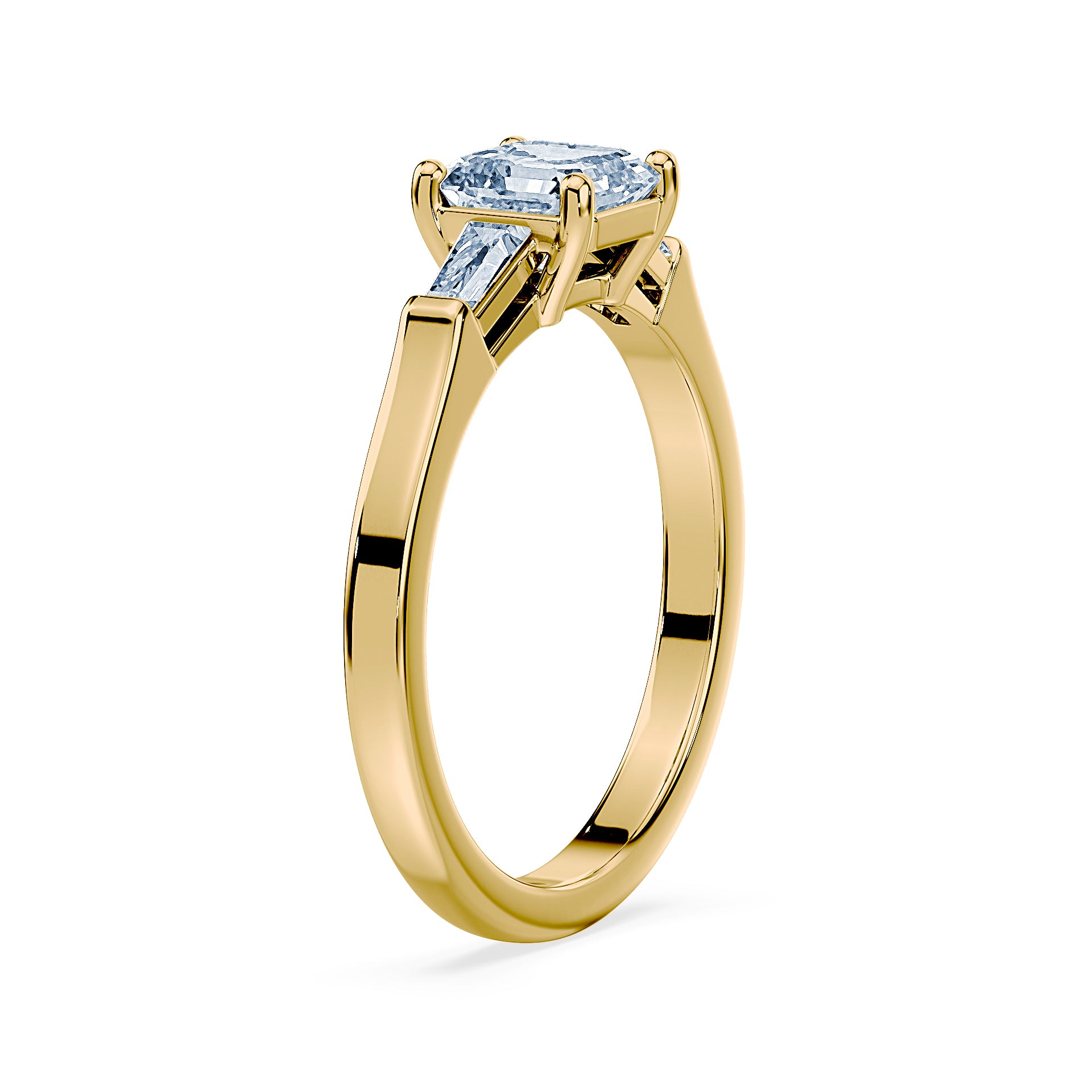 (Royal Asscher Cut - Yellow)
