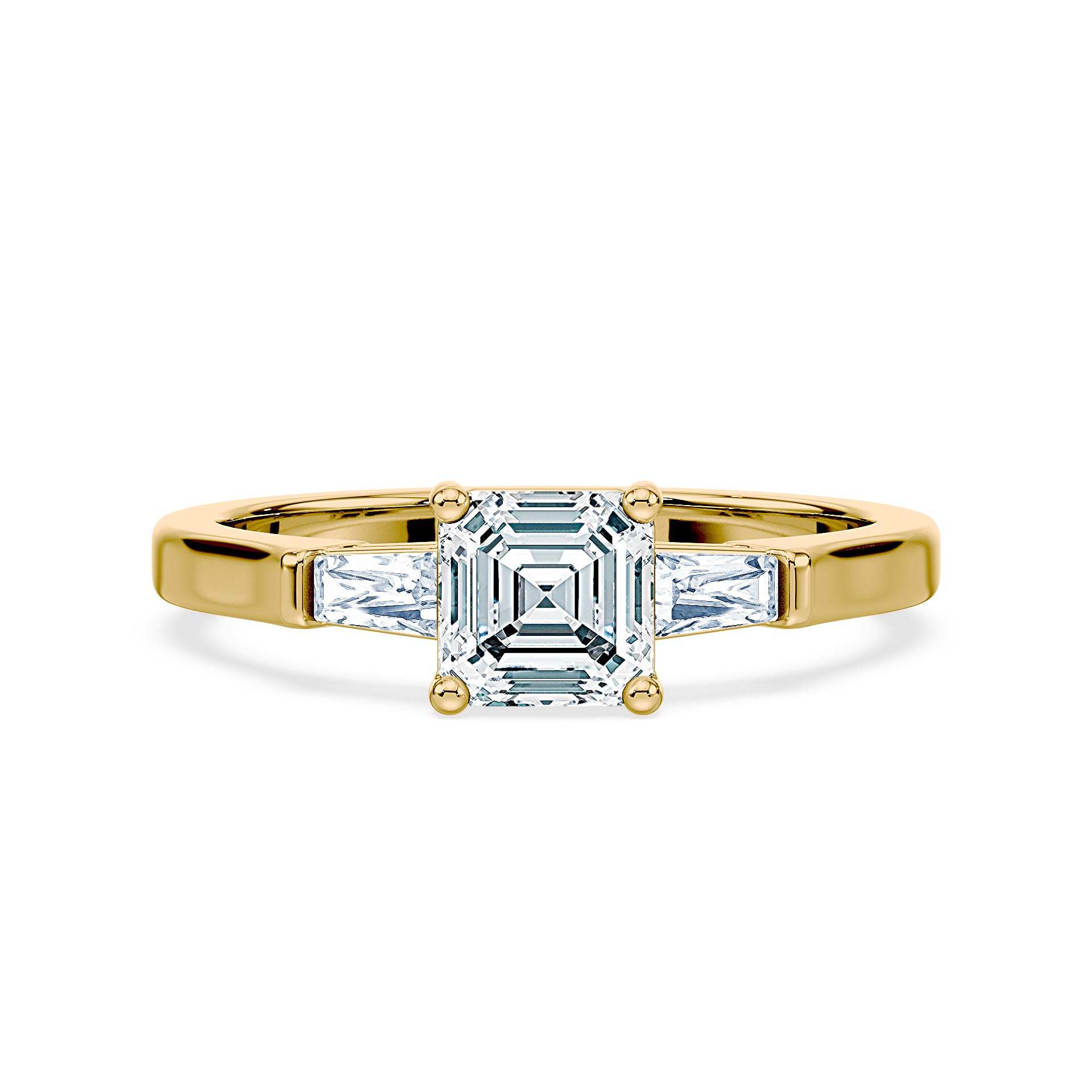 (Royal Asscher Cut - Yellow)