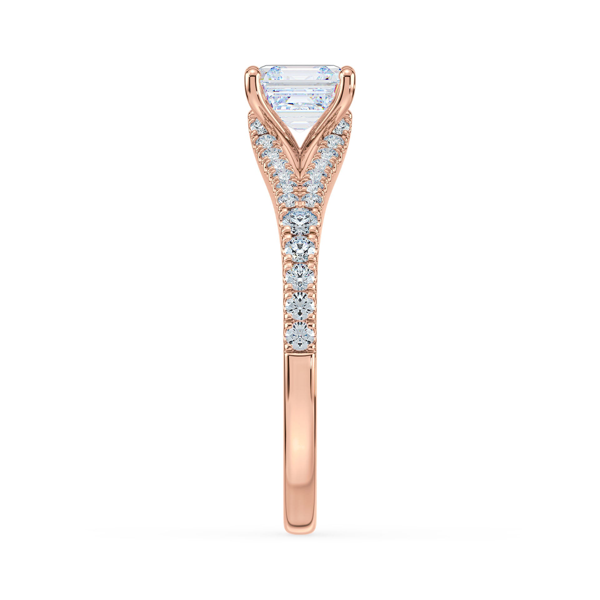 (Royal Asscher Cut - Rose)