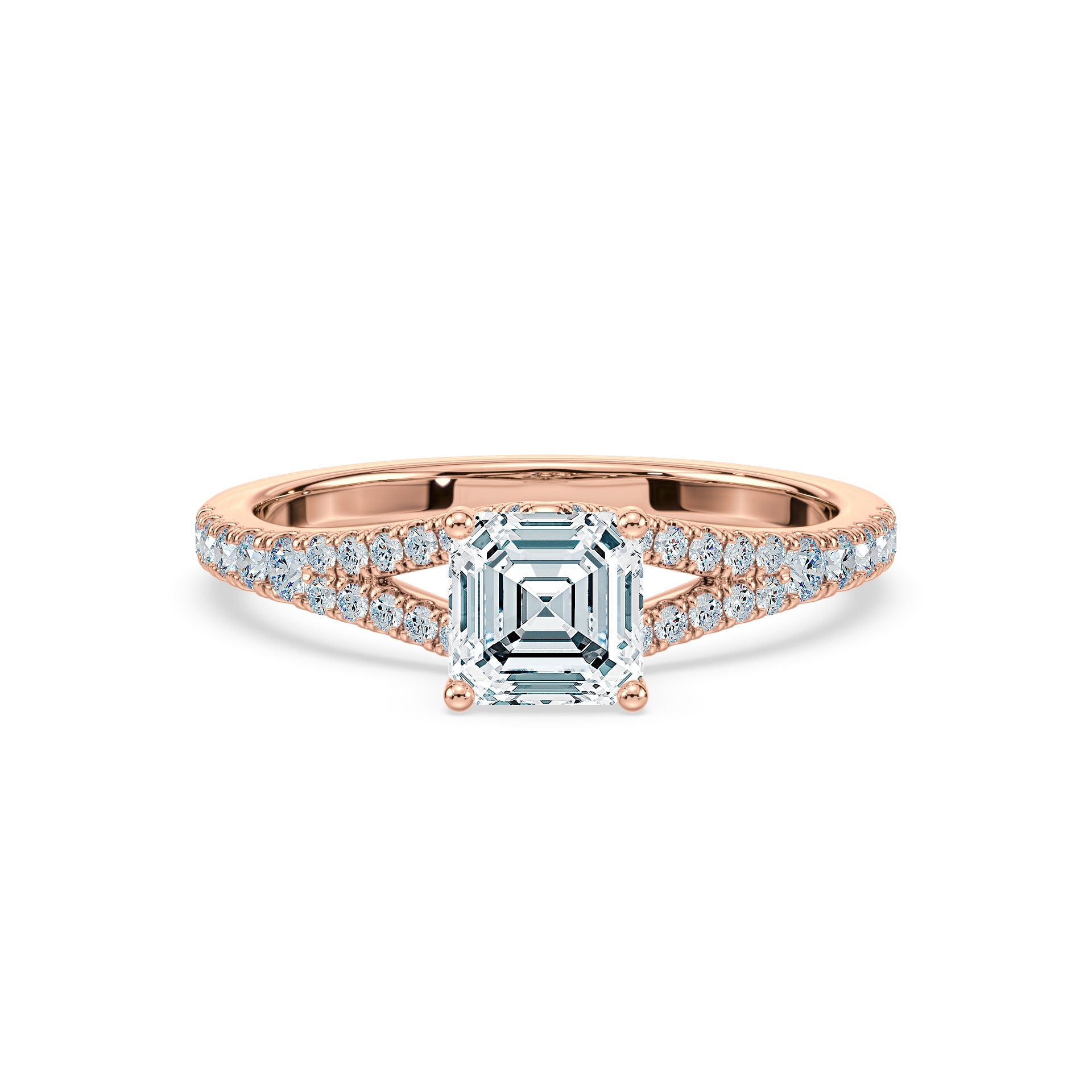 (Royal Asscher Cut - Rose)