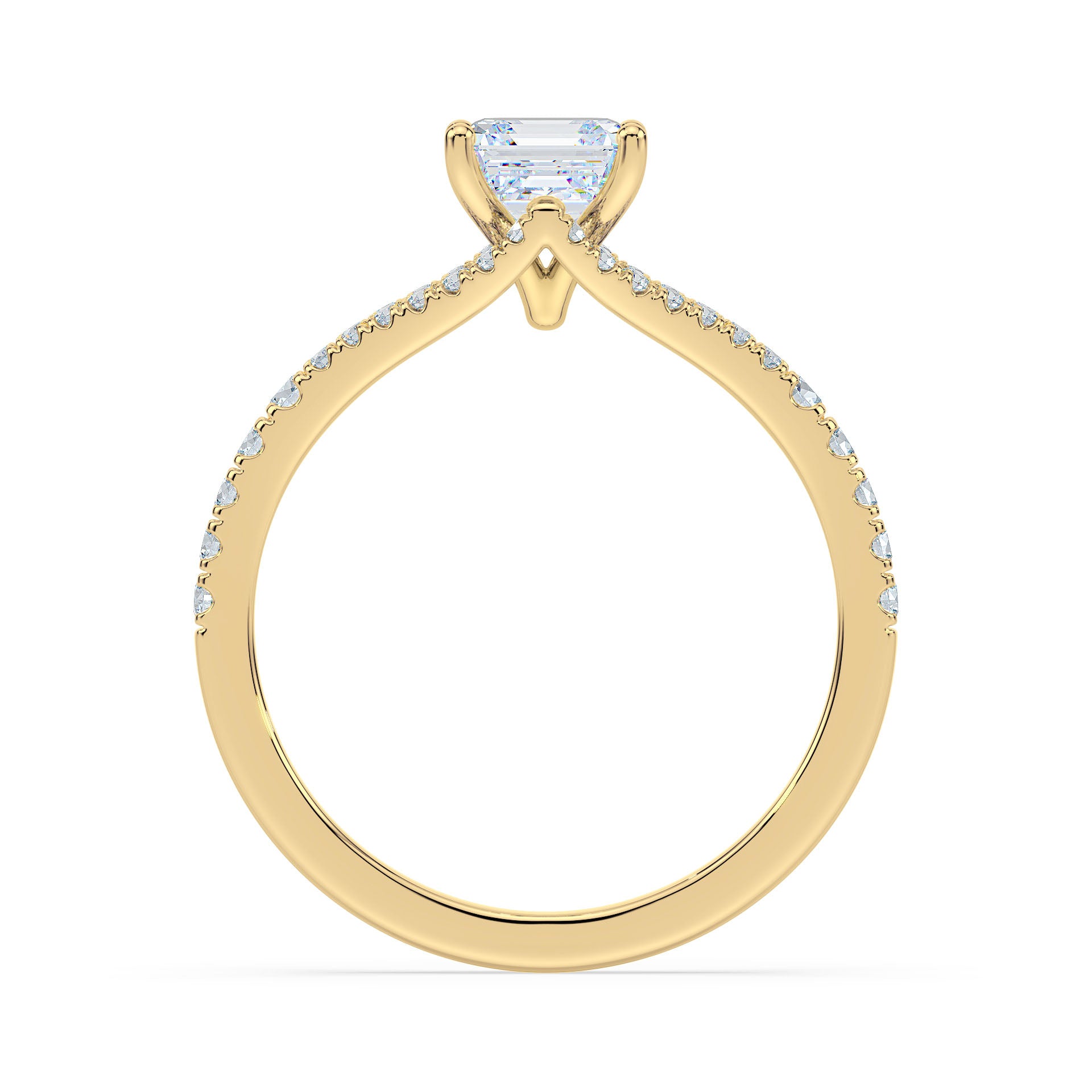 (Royal Asscher Cut - Yellow)
