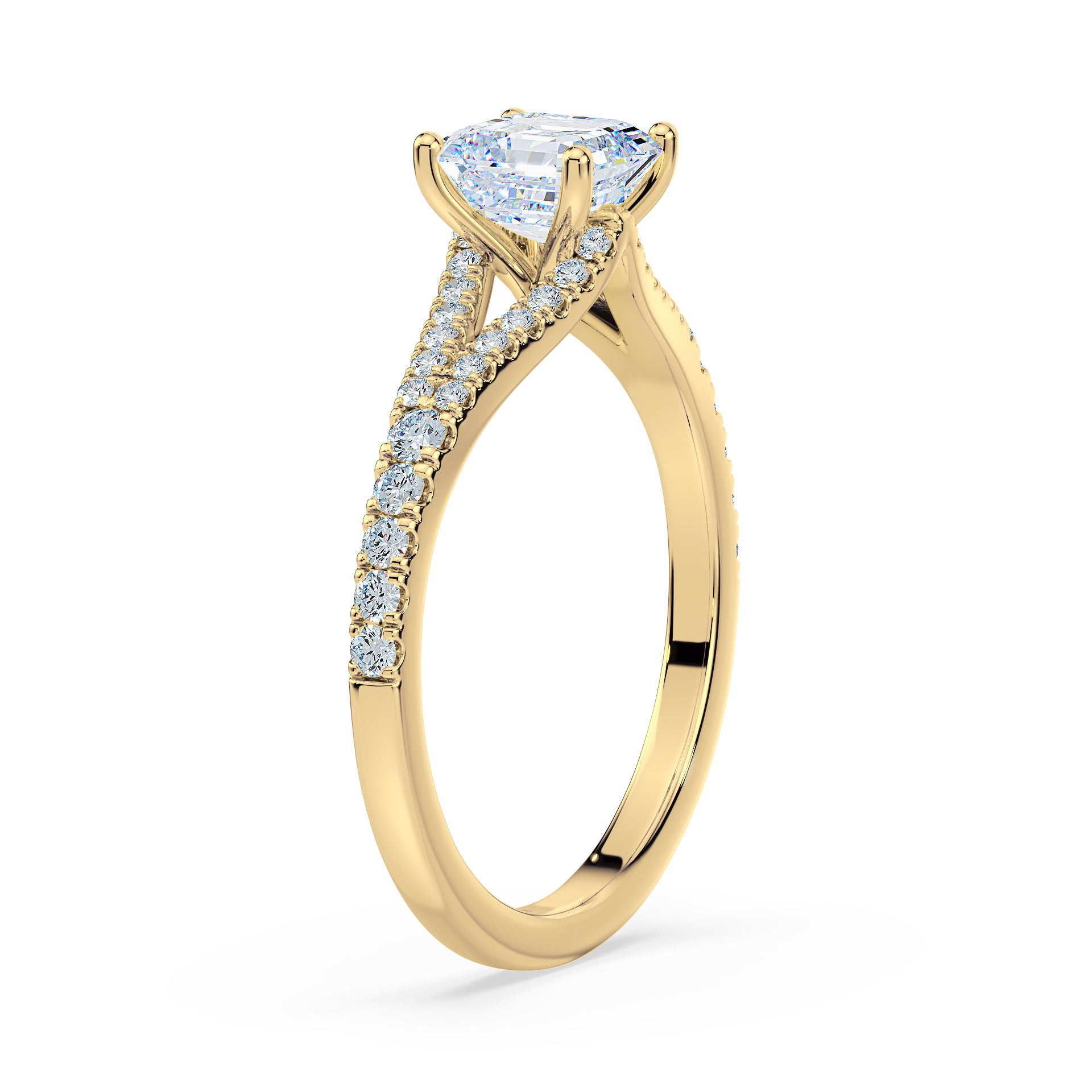 (Royal Asscher Cut - Yellow)