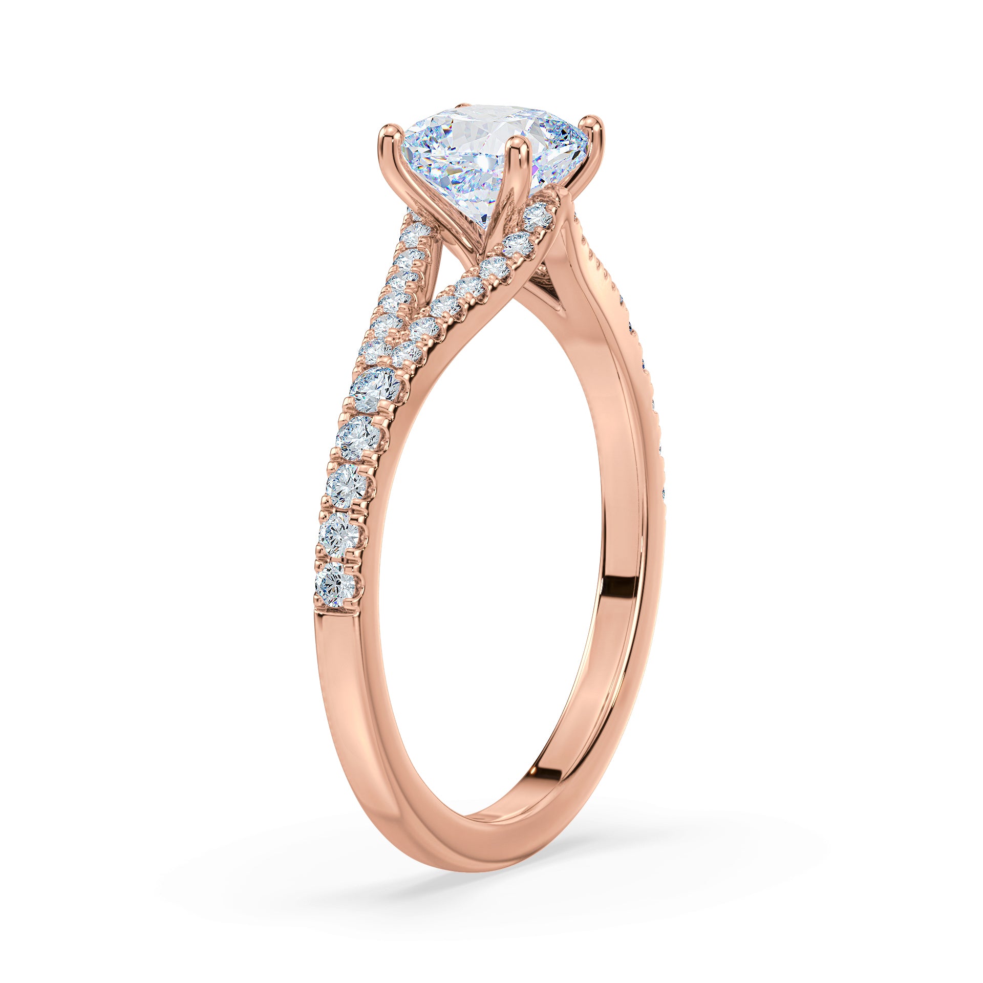 (Royal Asscher Cushion - Rose)