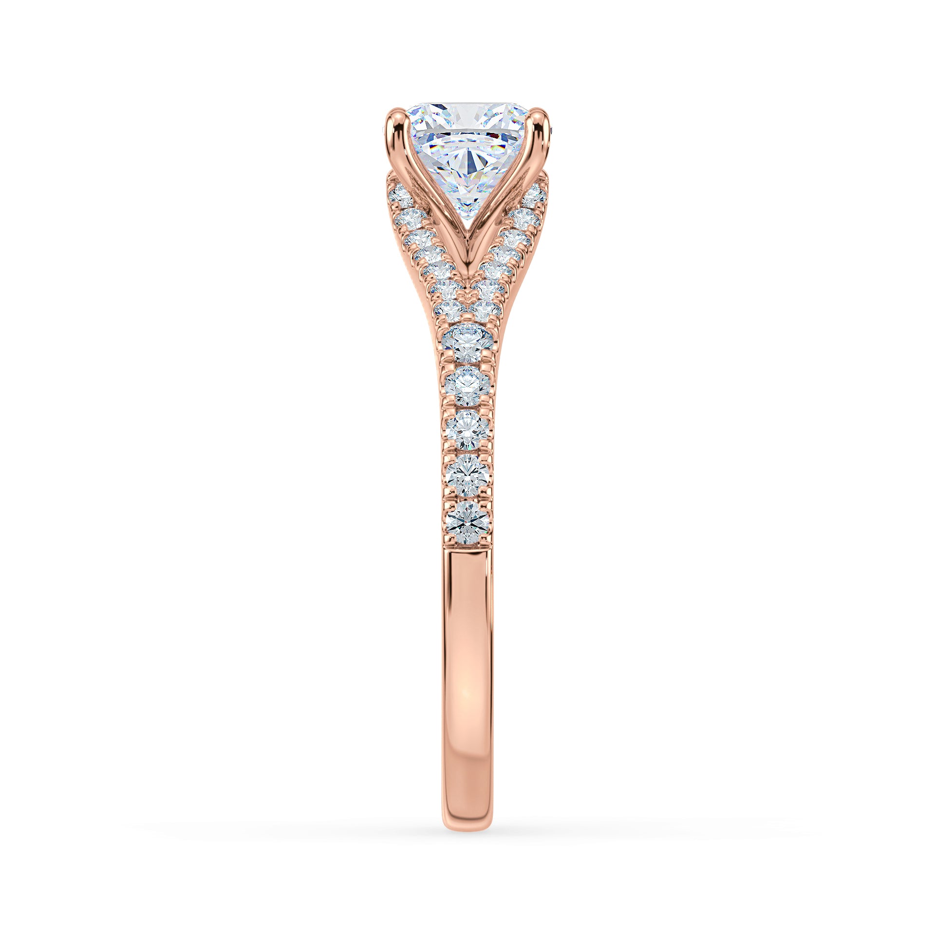(Royal Asscher Cushion - Rose)