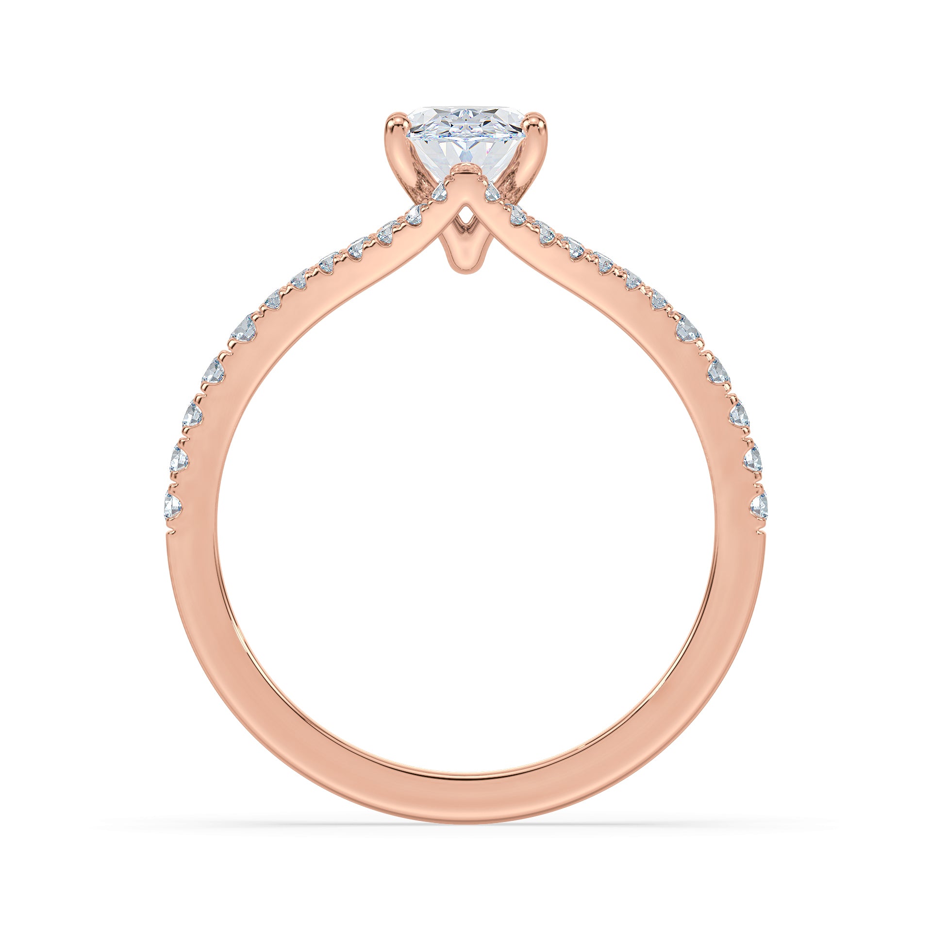 (Royal Asscher Oval - Rose)