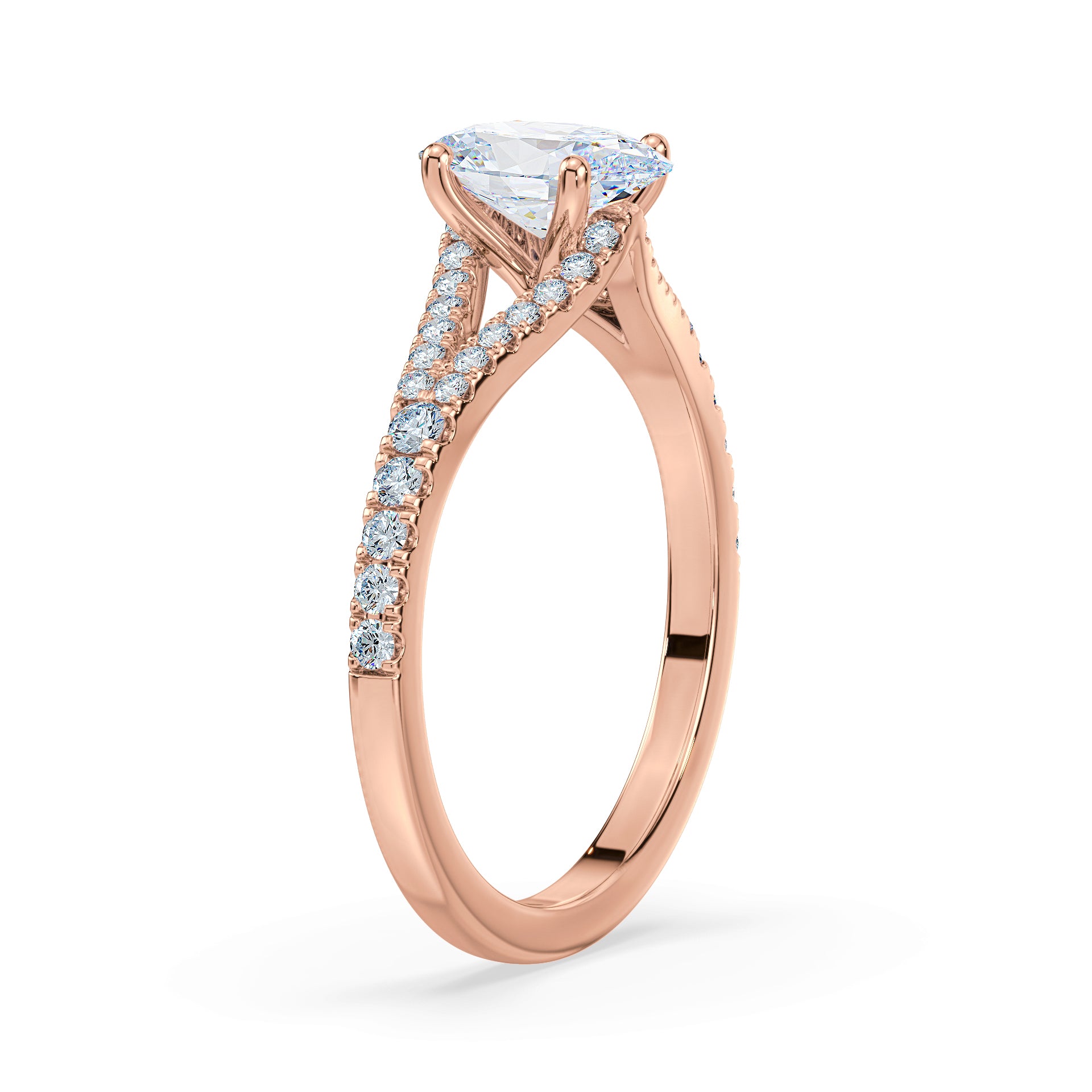(Royal Asscher Oval - Rose)