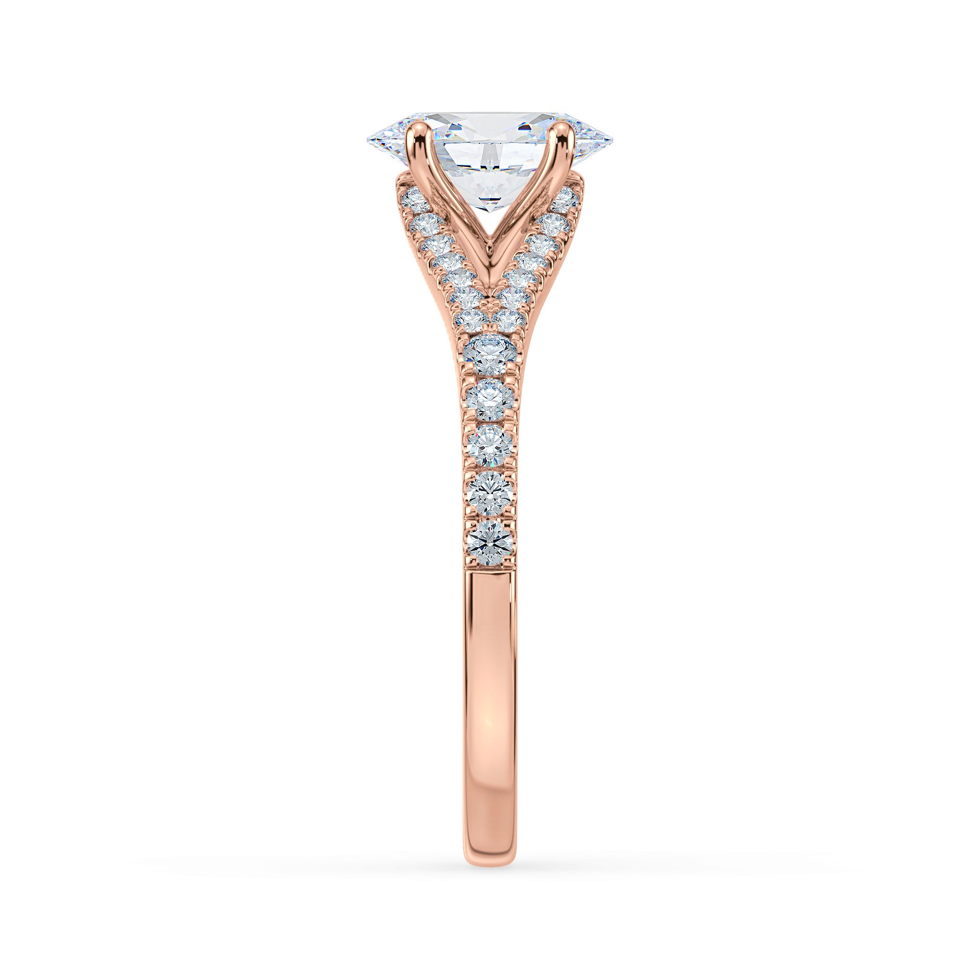 (Royal Asscher Oval - Rose)